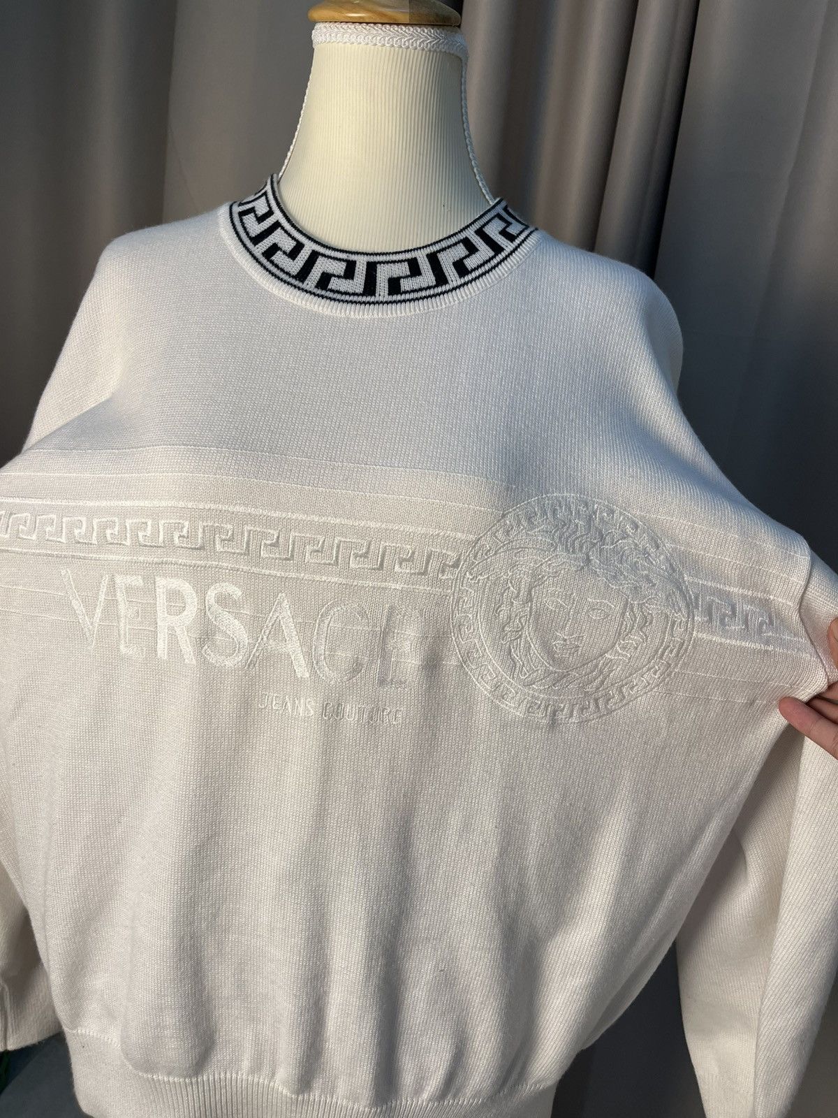 Designer × Versace × Vintage Versace Sweatshirt Size US M / EU 48-50 / 2 - 1 Thumbnail
