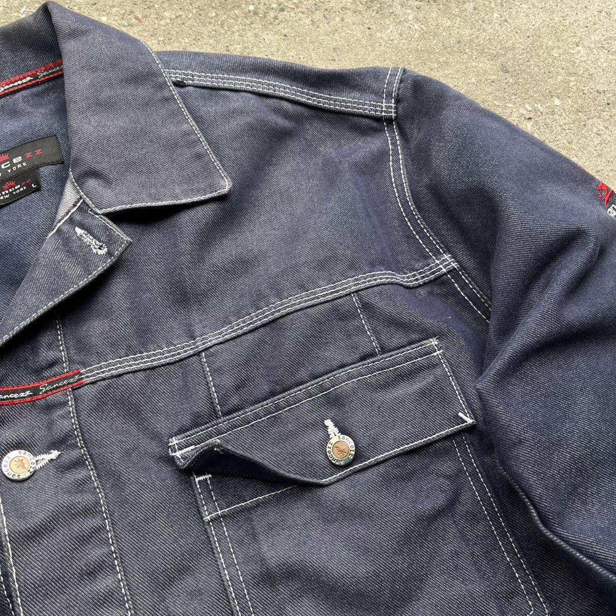Vintage Sancezz new york Jeans jacket Skate Vintage Rare denim Size US L / EU 52-54 / 3 - 5 Thumbnail