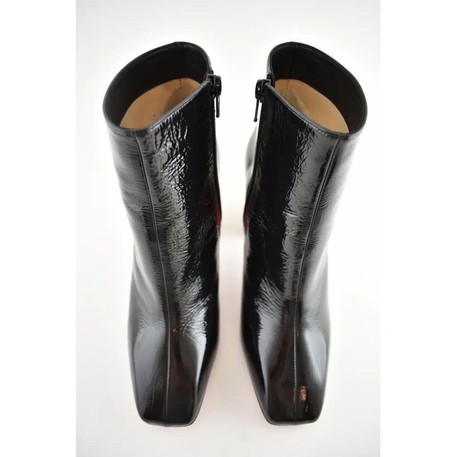 Christian Louboutin Christian Louboutin Hilconico 85 Black Patent Block Corne Size US 5.5 / IT 35.5 - 6 Thumbnail