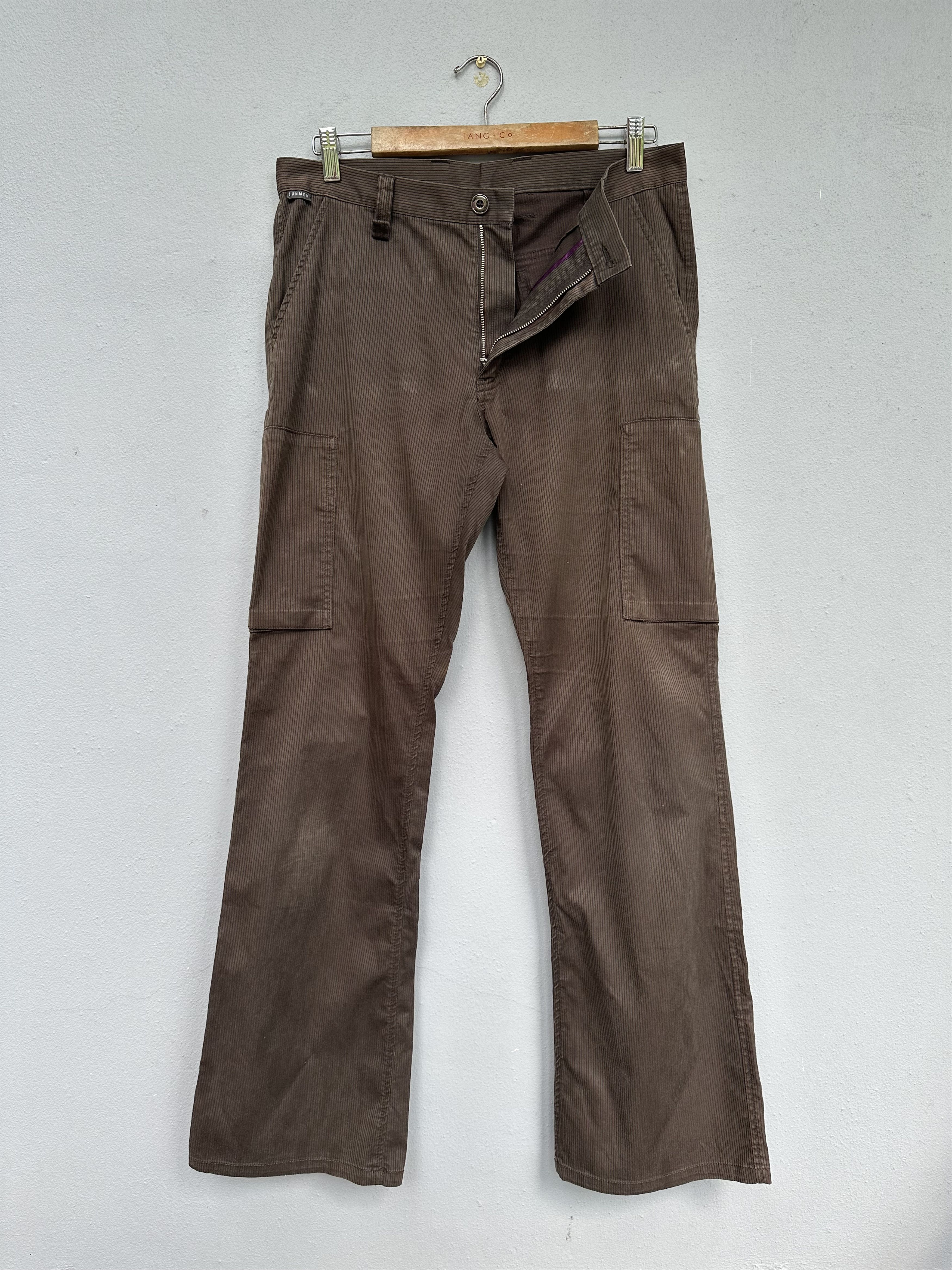 JUN MEN Vintage Japanese Brand Jun Men Stripe Trouser Pant Size US 32 / EU 48 - 1 Thumbnail
