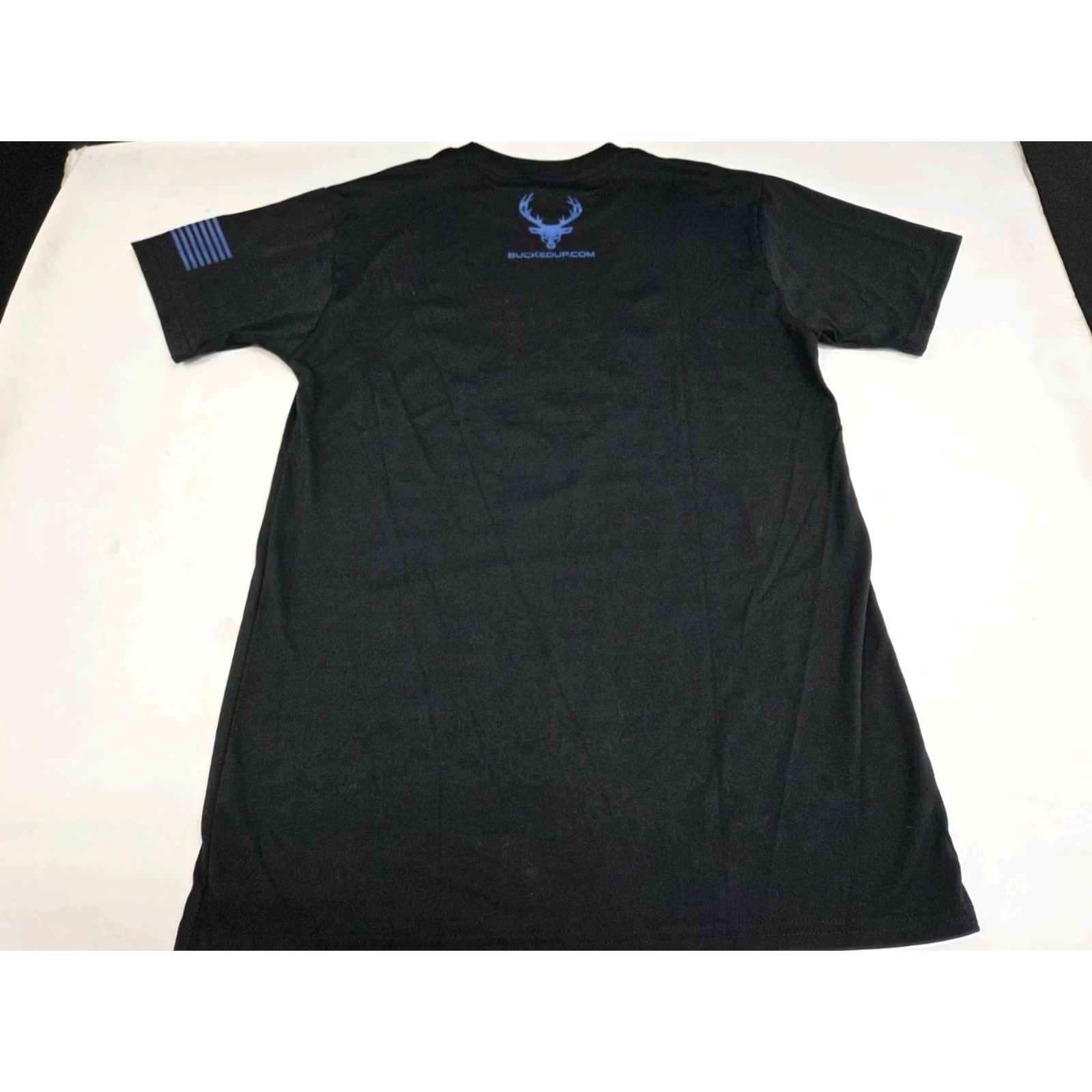 Vintage Bucked Up Short Sleeve Shirt Black/Blue M Logo Crew Neck Mens T-Shirt Cotton Polyester Spandex All Seasons Size US M / EU 48-50 / 2 - 4 Thumbnail