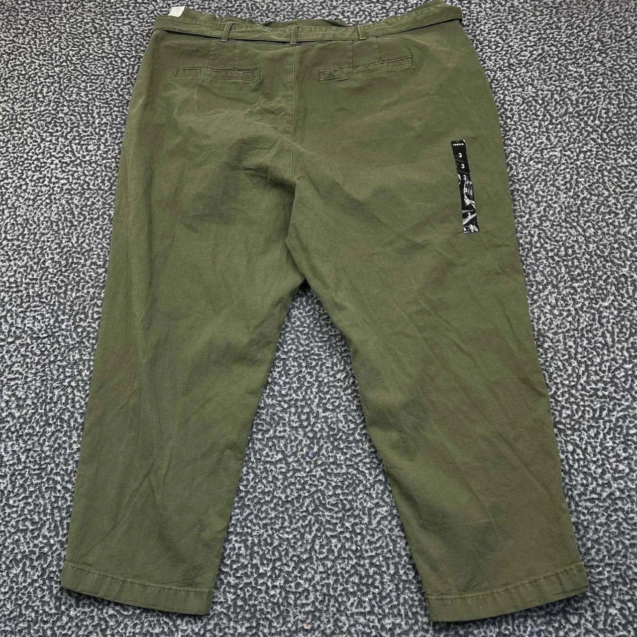 Torrid Torrid Cropped Pants Women 3 Green Pockets Outdoor New 42x25 Size 42" / US 20 - 2 Thumbnail