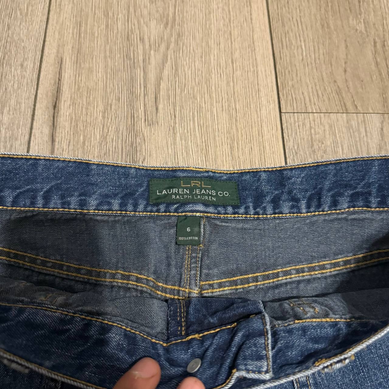 Lauren Ralph Lauren LRL Ralph Lauren Jeans Co Women Size 6 Denim Jean Skirt Size 26" / US 2 / IT 38 - 3 Thumbnail
