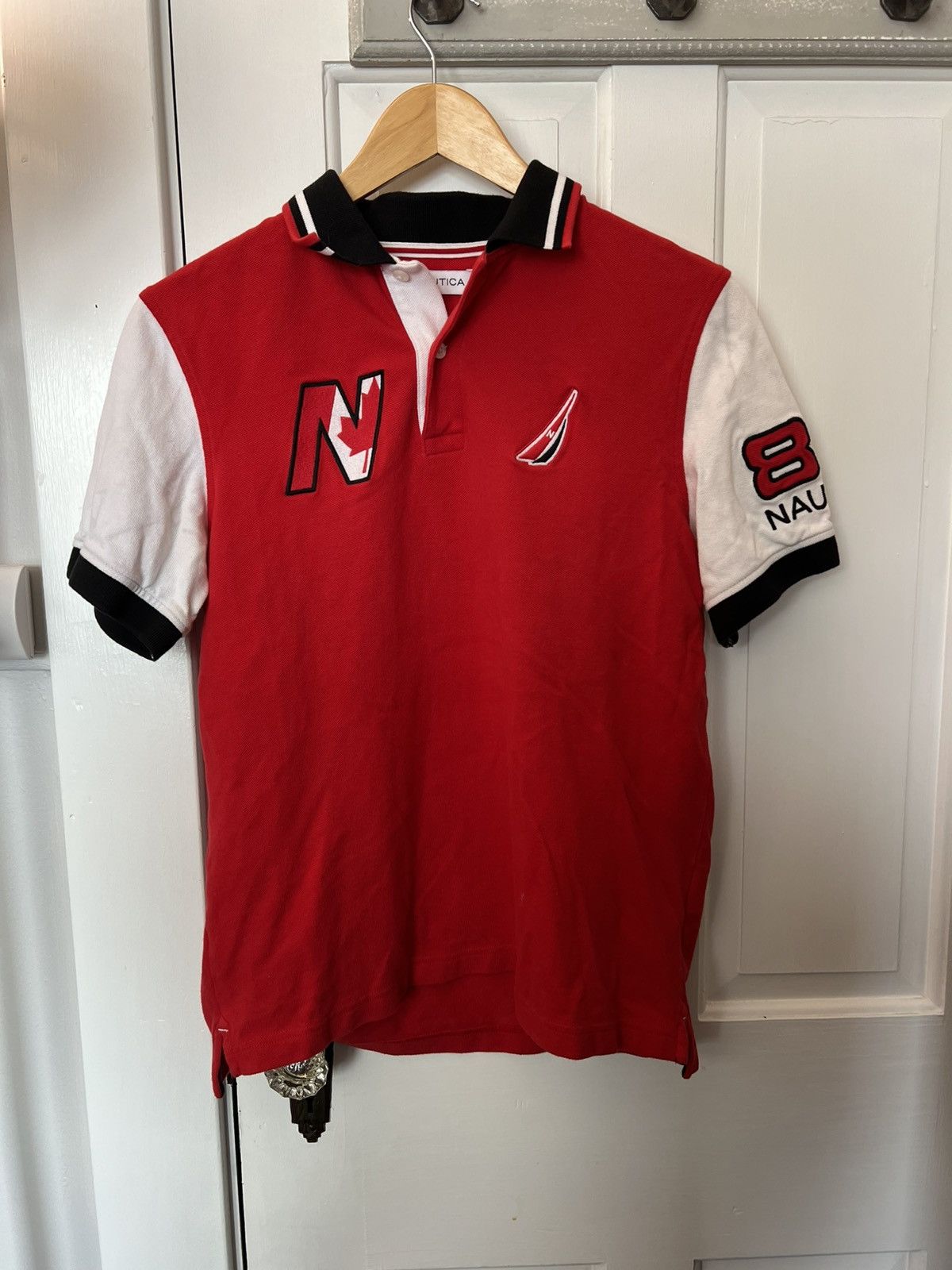 Nautica Nautica Rare Womens Canada Polo Shirt Size XS / US 0-2 / IT 36-38 - 1 Thumbnail