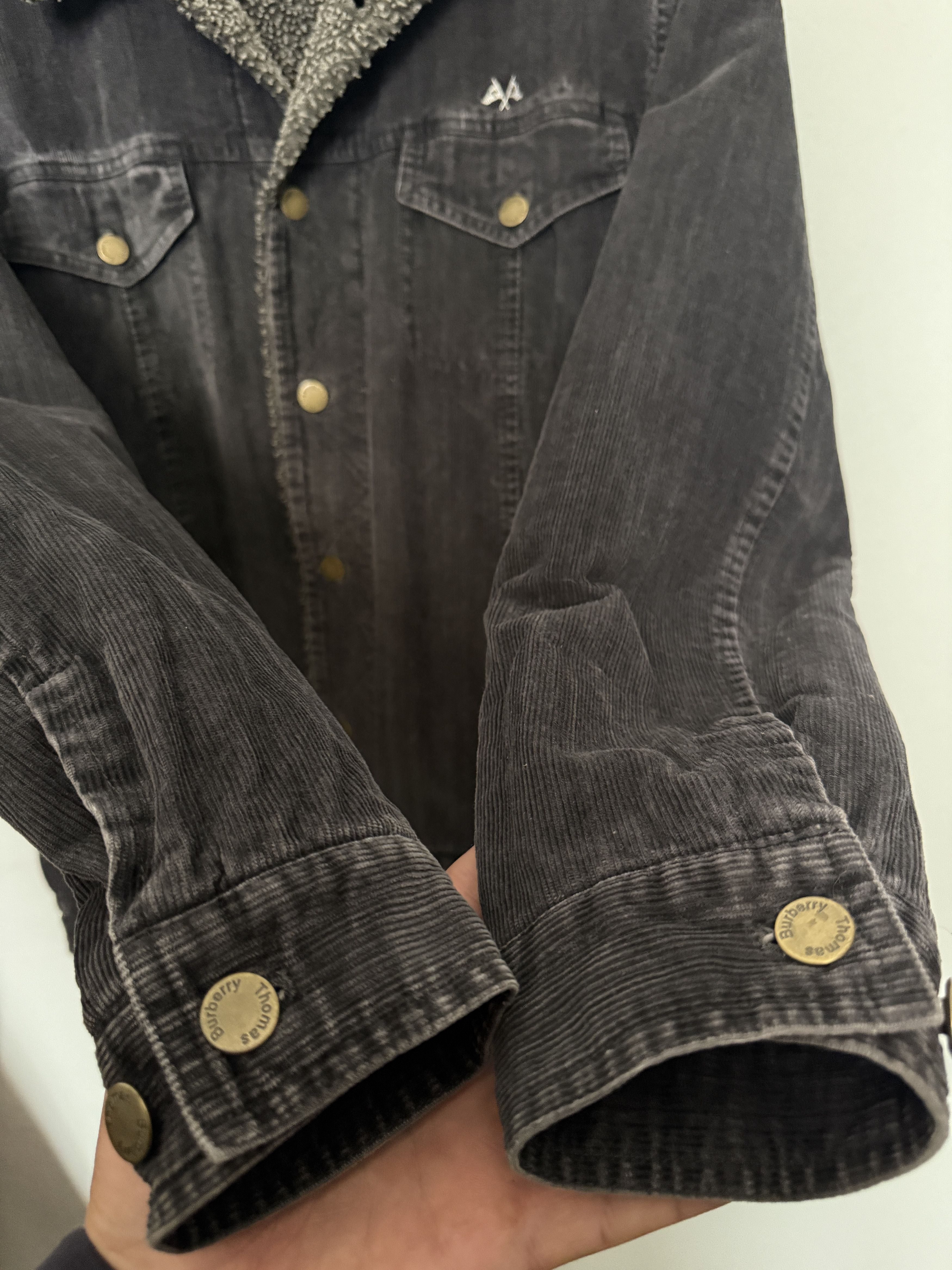 Burberry Thomas Burberry denim and sherpa jacket size xl 54it 56it Size US XL / EU 56 / 4 - 7 Thumbnail