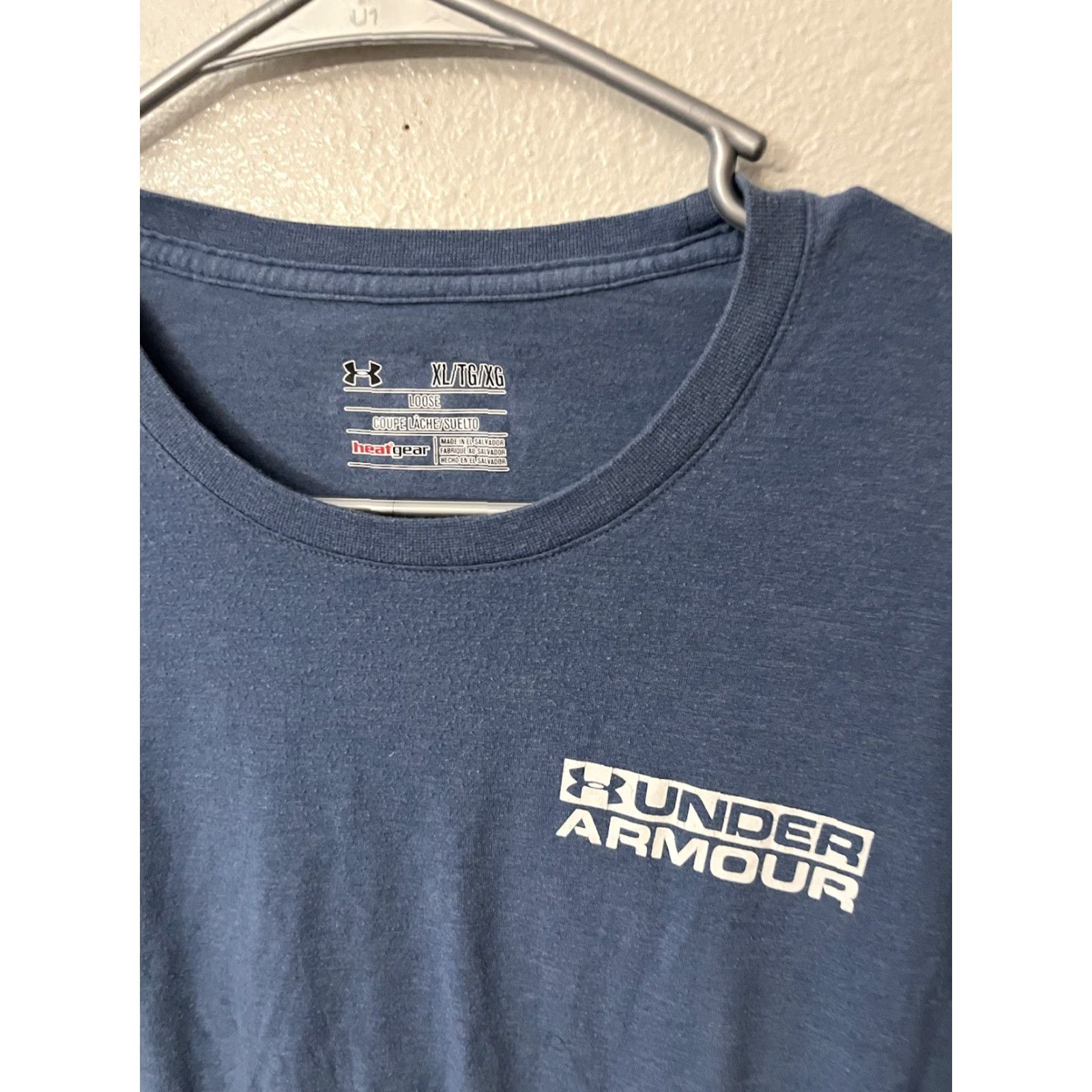 Under Armour Under Armour T-Shirt Men XL Short Sleeve Graphic Blue Crew Neck Logo Shirt Men XL Blue Graphic Regular Fit 2010s Size US XL / EU 56 / 4 - 3 Thumbnail