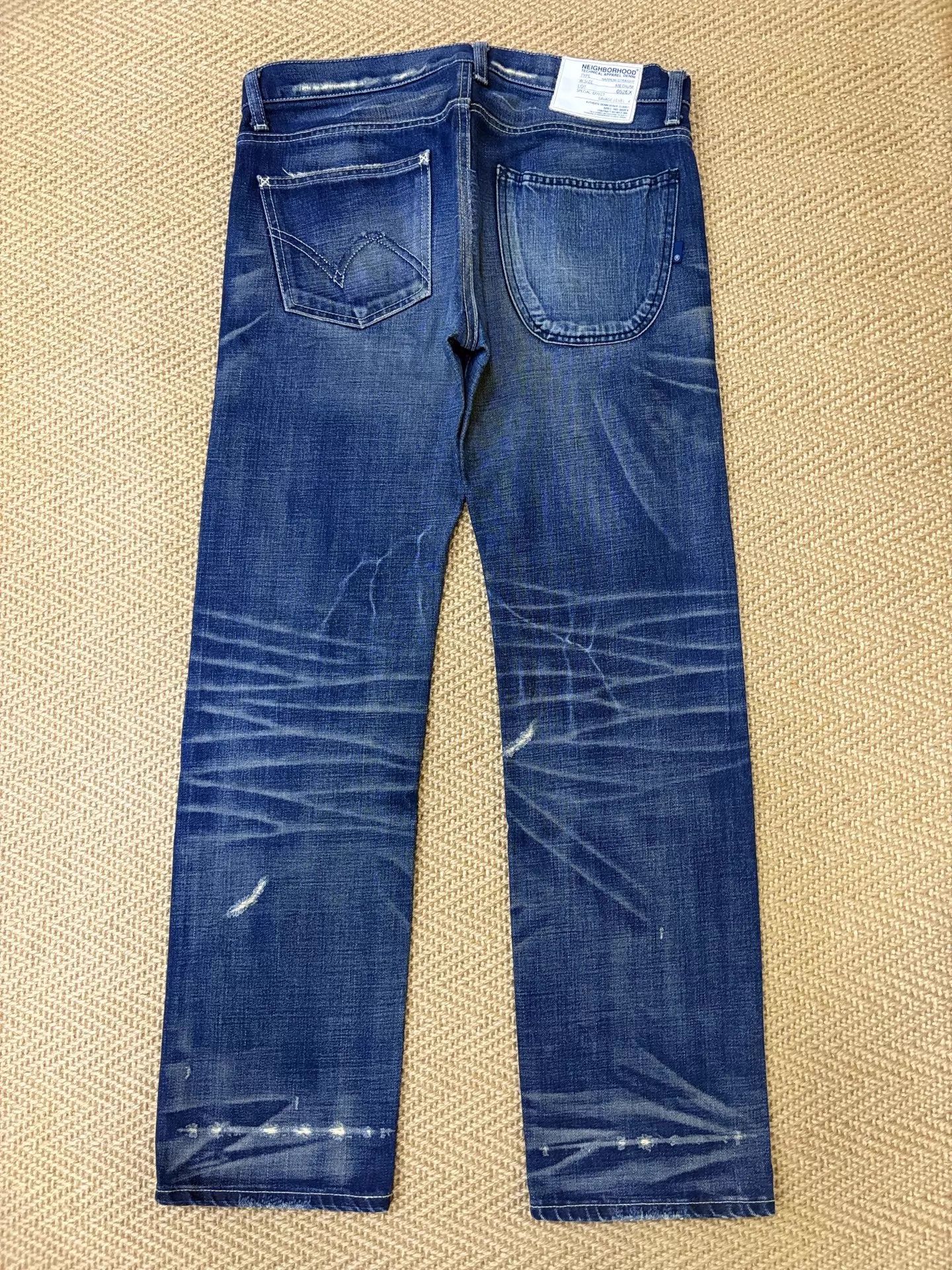 Neighborhood Neighborhood '05 Lightning Wash Slash Narrow M Jean Size US 32 / EU 48 - 2 Thumbnail