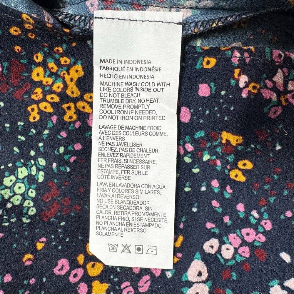 Derek Lam 10 Crosby New Derek Lam Blue Floral Long Sleeve Dress IT 42 US 6 Size M / US 6-8 / IT 42-44 - 6 Thumbnail