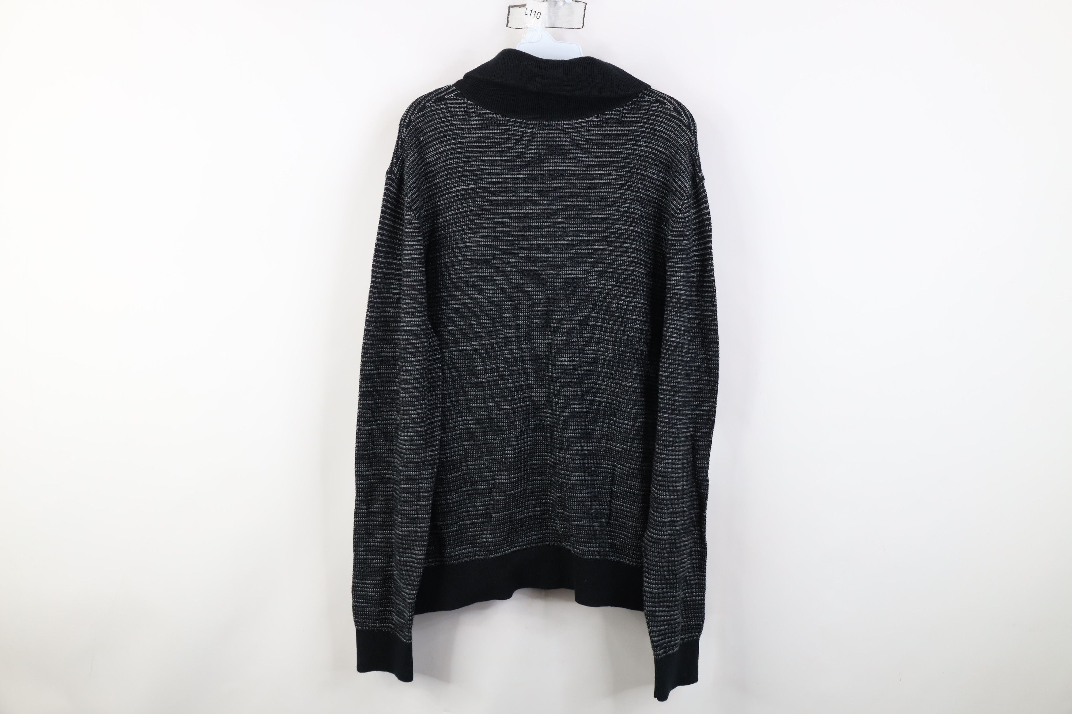 Express New Express Knit Full Zip Shawl Cardigan Sweater Black Size US XL / EU 56 / 4 - 13 Thumbnail