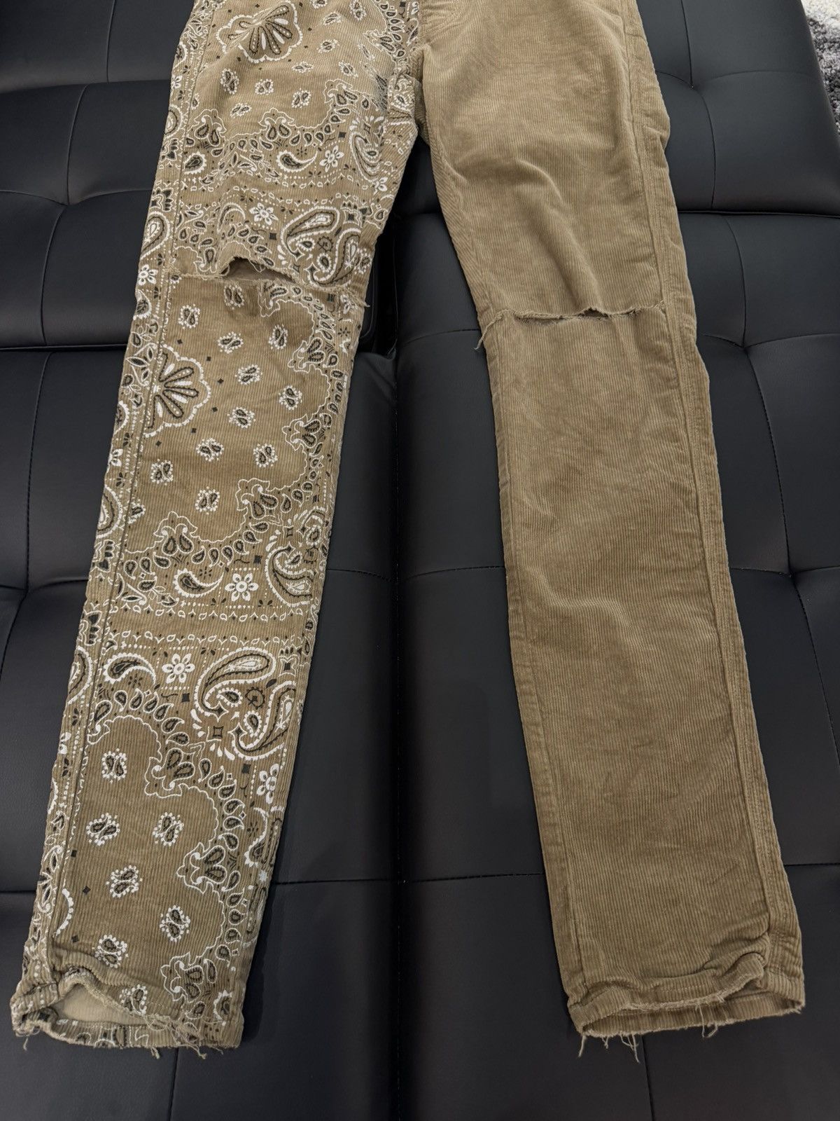 Purple Brand Size 32 - Purple Brand Bandana Print Corduroy Jeans Size US 32 / EU 48 - 2 Thumbnail