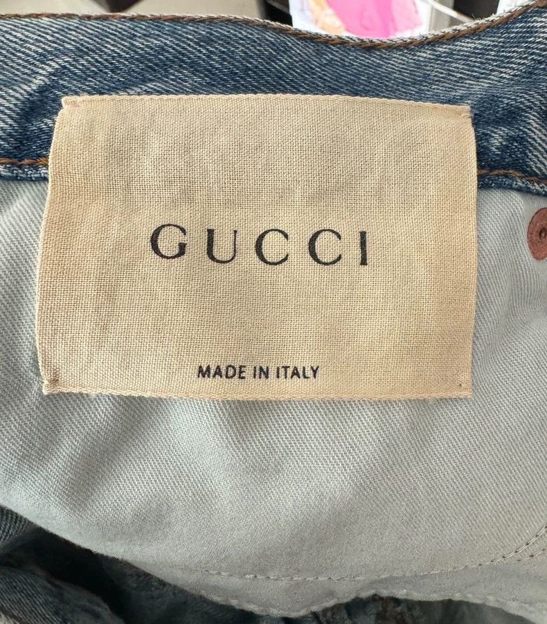 Gucci Gucci Lace embroidered jeans 2503-Nextarrow Size 27" / US 4 / IT 40 - 3 Thumbnail