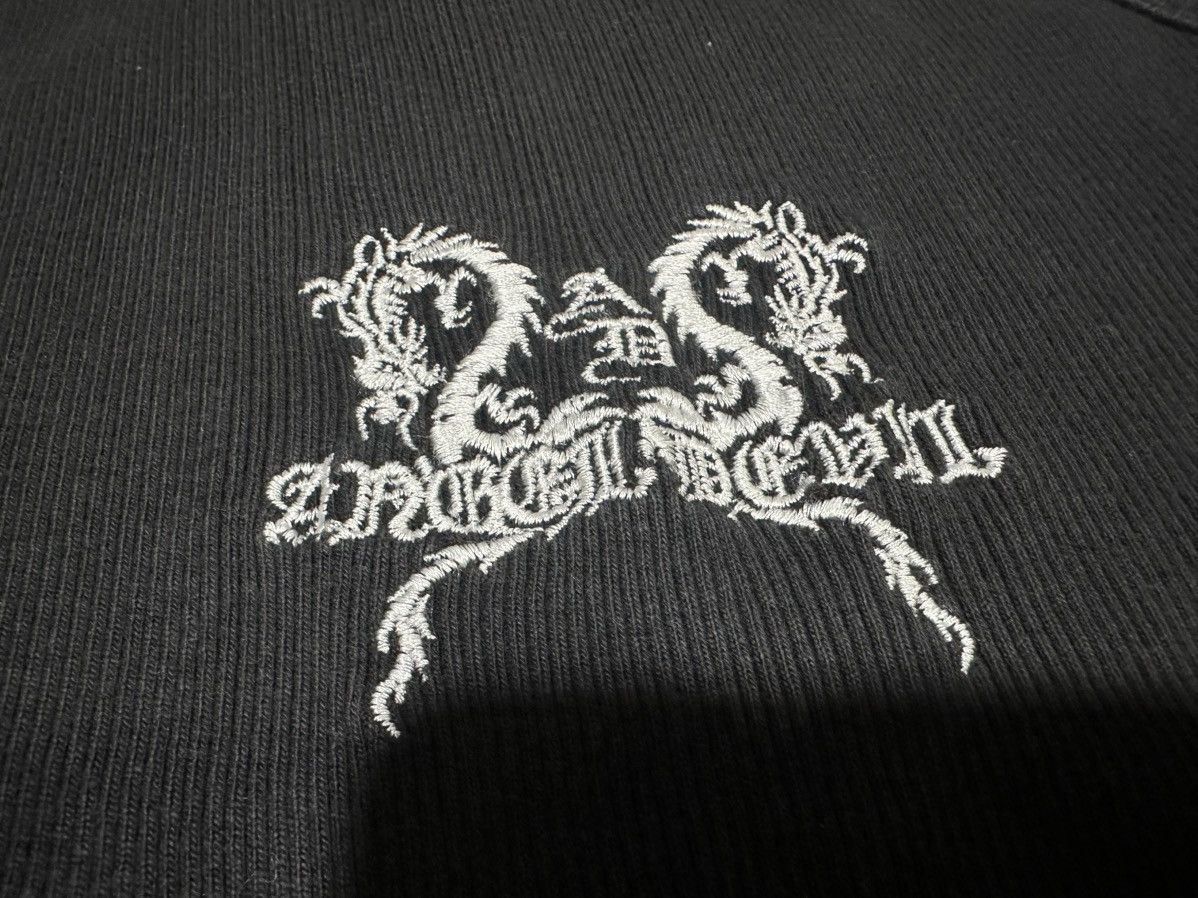 Japanese Brand 🔥Sick Y2K Dragon Devil Ribbed Tank Top JPG Style Size US S / EU 44-46 / 1 - 3 Thumbnail
