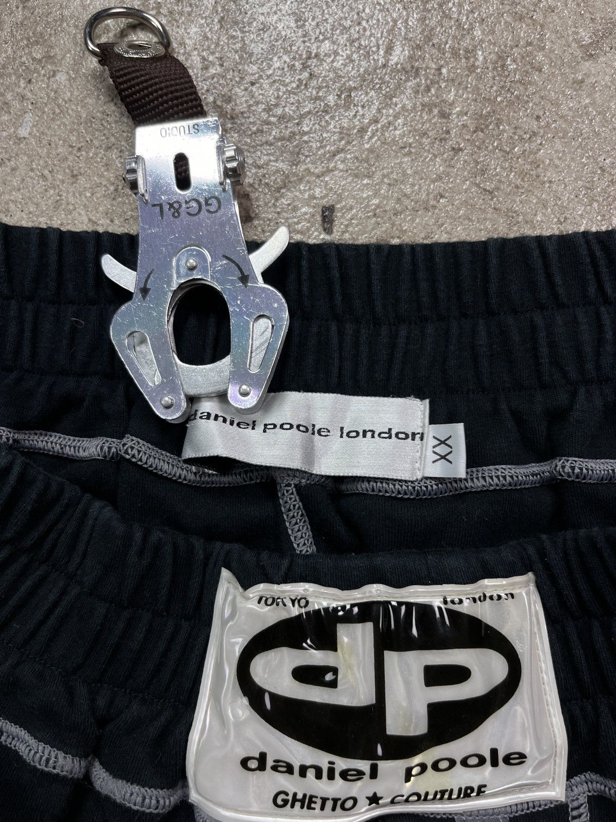 1990s DANIEL POOLE GHETTO COUTURE ARCHIVE PANTS - LOT № 3168