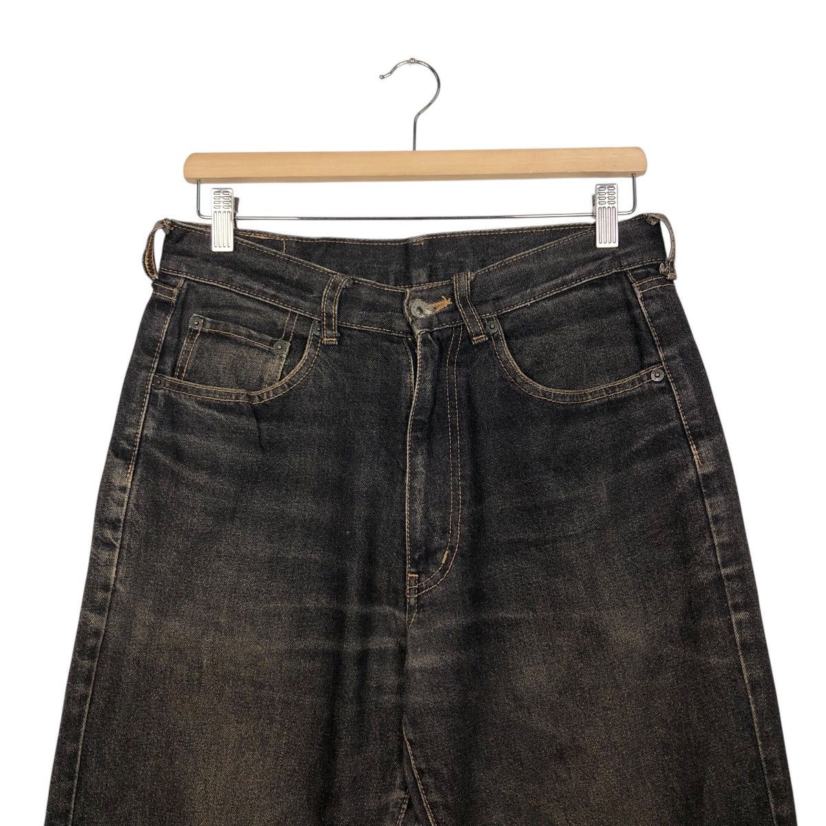 Japanese Brand Warehouse High Rise Straight Leg Jeans Faded Washed Denim Size US 30 / EU 46 - 4 Thumbnail