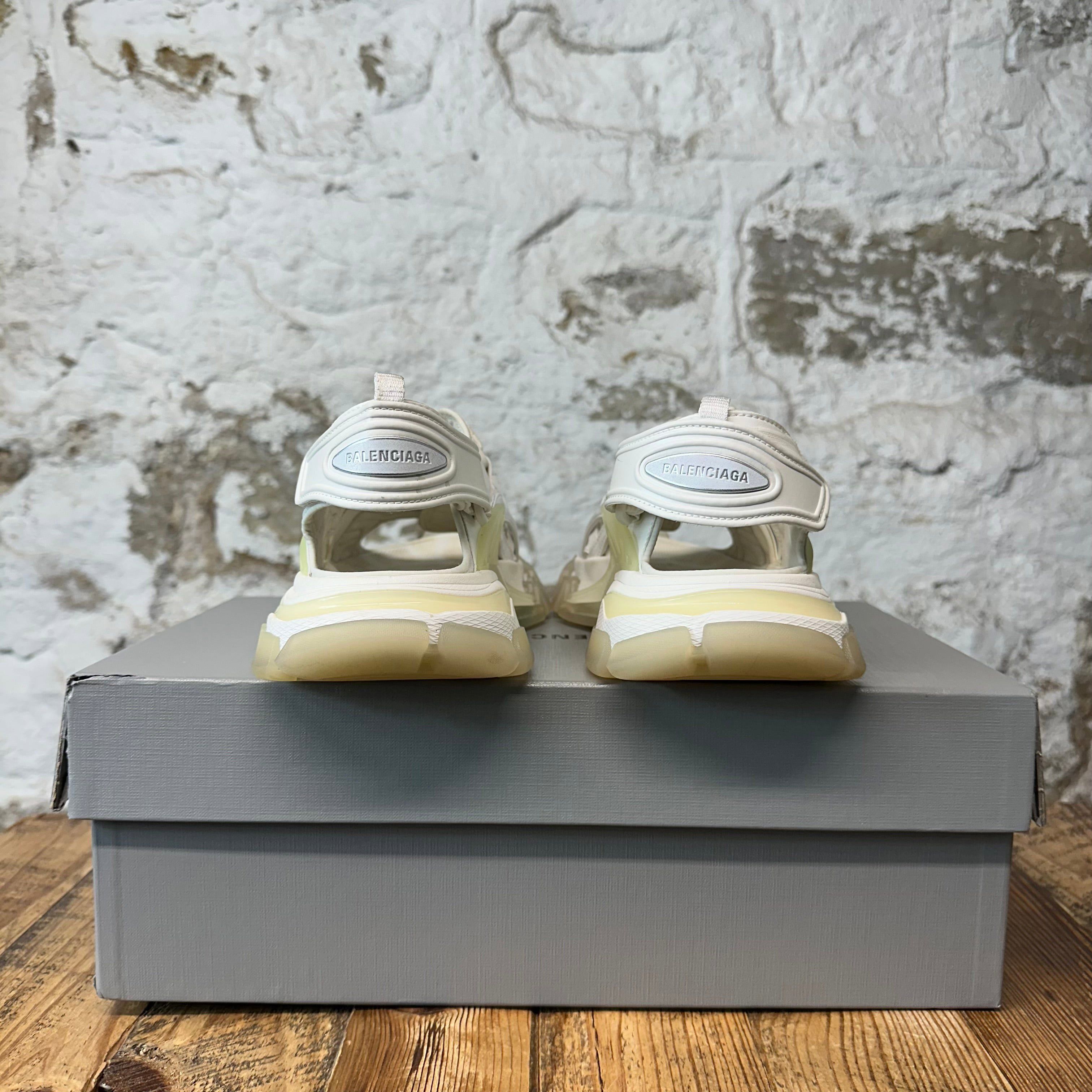 Balenciaga Balenciaga Track Strap White Clear Sandal Sz 6.5 (39) Size US 6.5 / EU 39-40 - 6 Thumbnail