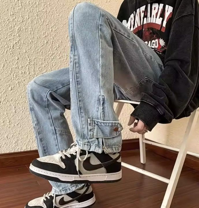 Japanese Brand Ankle Zipper Denim Pant Size US 30 / EU 46 - 4 Thumbnail