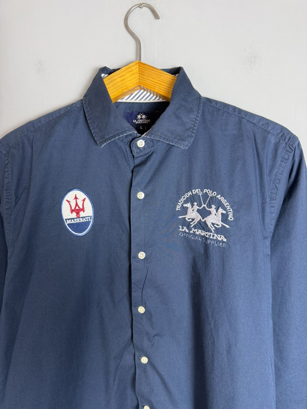 La Martina Vintage La Martine Maserati shirt Size US L / EU 52-54 / 3 - 2 Thumbnail
