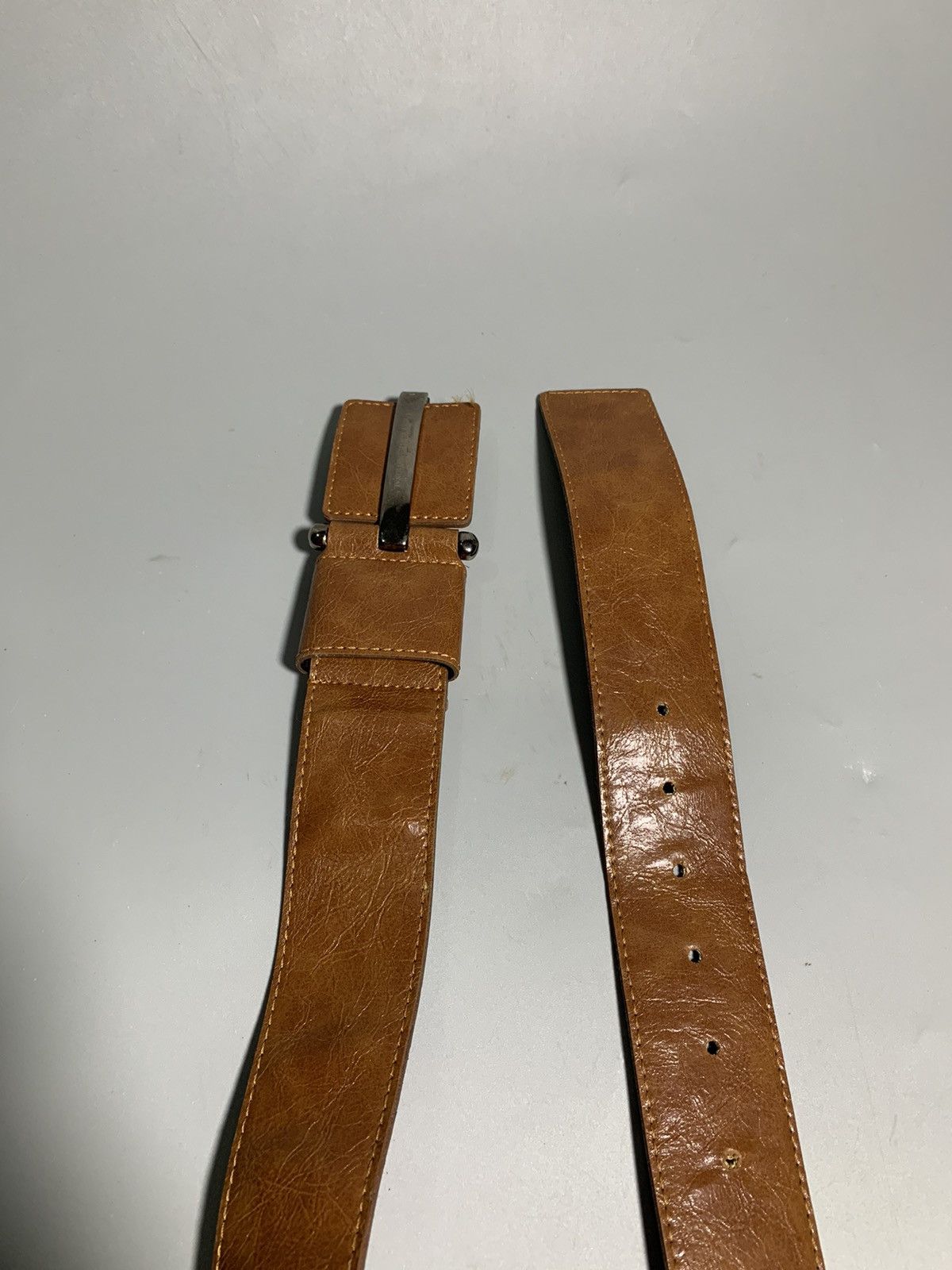 Costume National COSTUME NATIONAL BROWN LEATHER BELT Size ONE SIZE - 9 Thumbnail