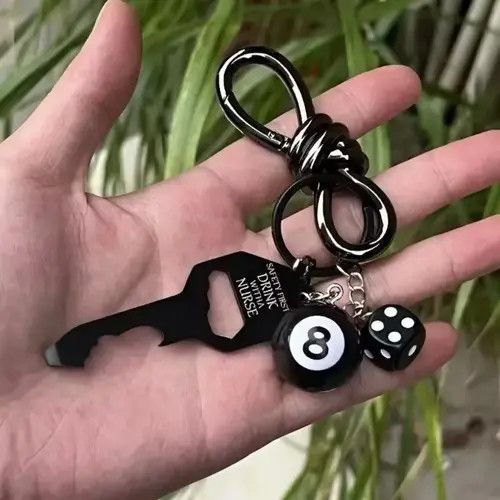 Jewelry Riruuko x Maezo Dice Pool Ball Keychain Size ONE SIZE - 5 Thumbnail