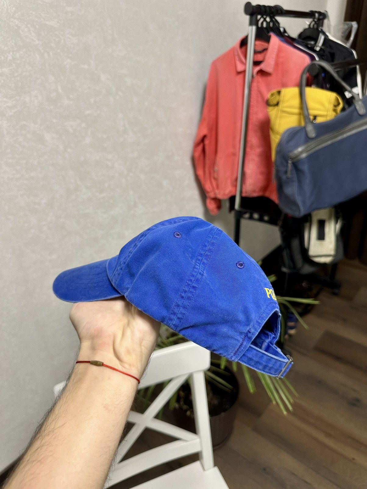 Polo Ralph Lauren Vintage Polo Ralph Lauren Distressed Blue Cap Size ONE SIZE - 4 Thumbnail