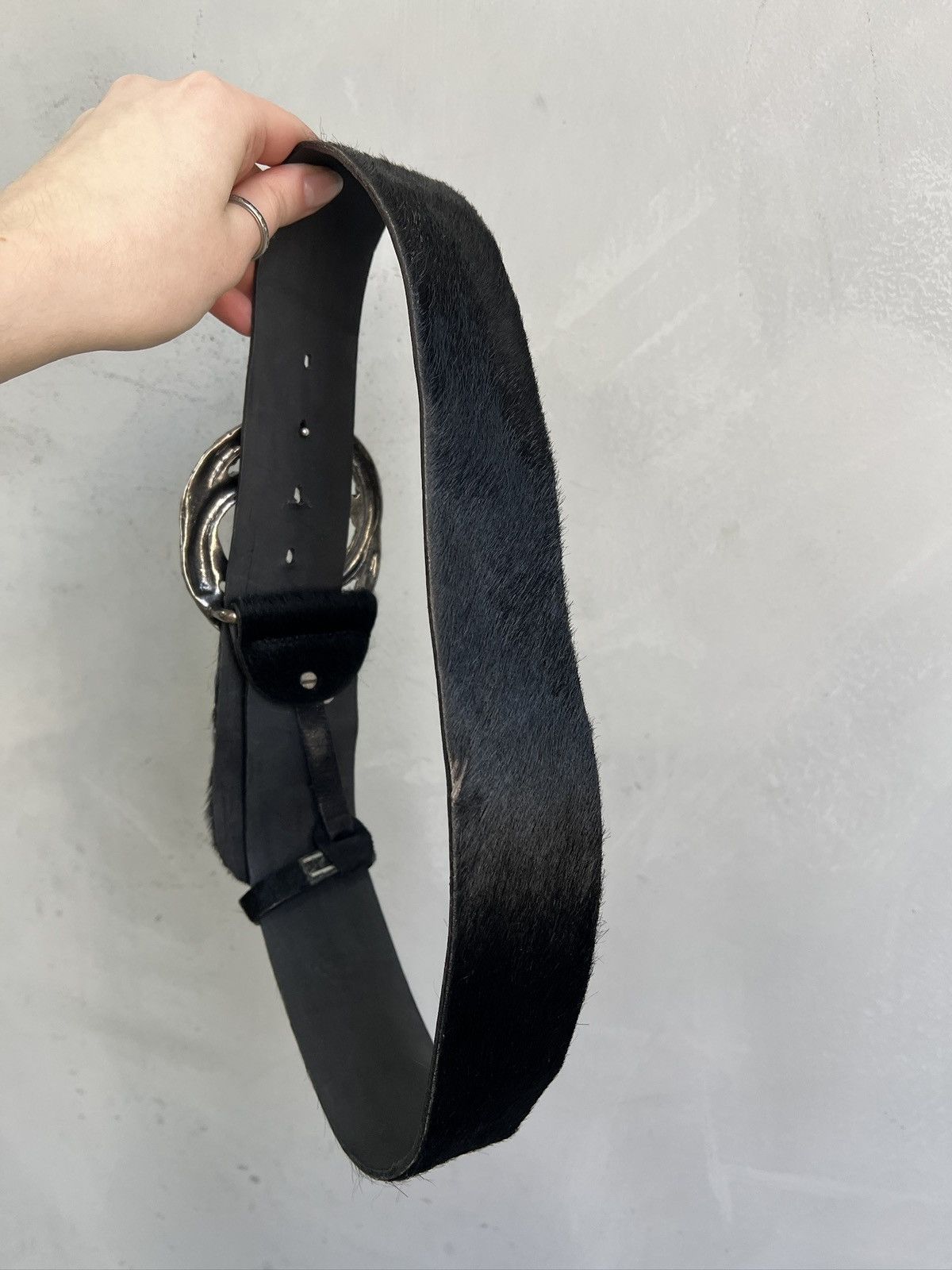 Hysteric Glamour Snake buckle leather black opium leather belt archive style Size ONE SIZE - 3 Thumbnail