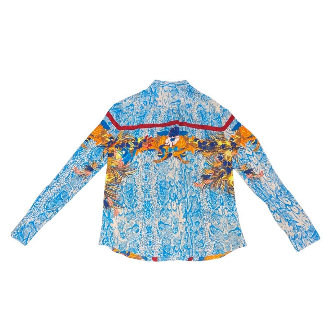 Bcbgmaxazria BCBGMAXAZRIA Snake floral Blouse Long sleeve XS boho hippy Size XS / US 0-2 / IT 36-38 - 2 Thumbnail