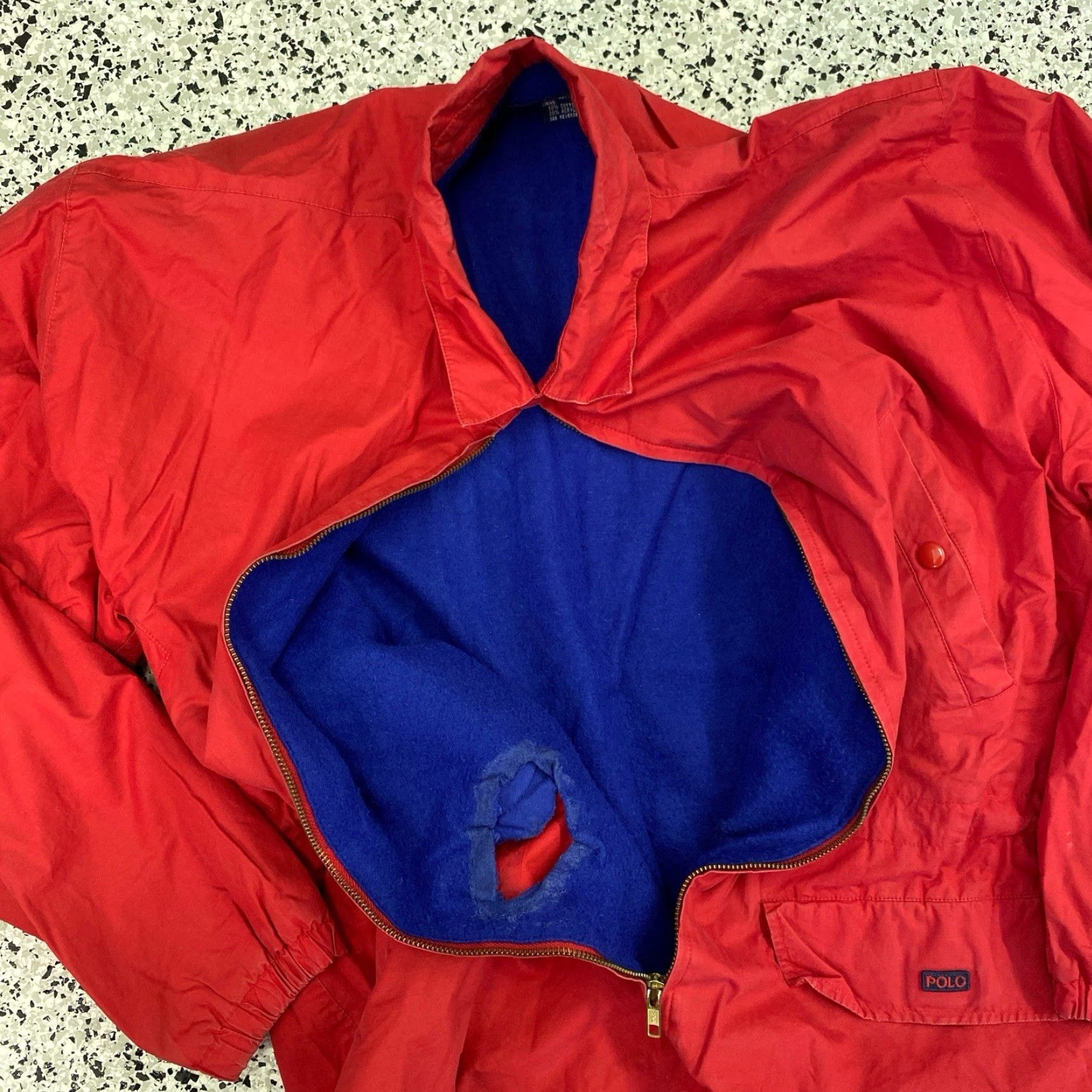 Polo Ralph Lauren VINTAGE Polo Ralph Lauren Parka Jacket Fleece Lined Outdoor Red Large Parka Mens Jacket Size US L / EU 52-54 / 3 - 5 Thumbnail