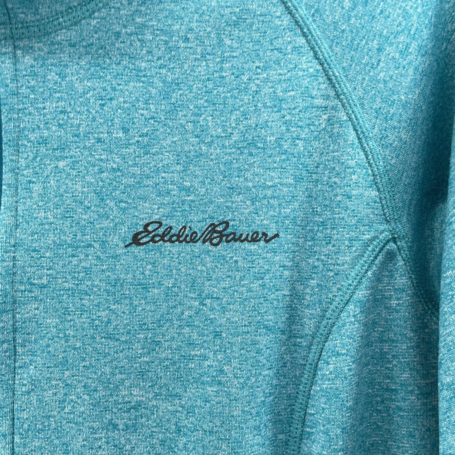Eddie Bauer Eddie Bauer First Ascent Fleece Sweater Women Large Blue Gorpcore Outdoor Jacket Full Zip Hooded Size L / US 10 / IT 46 - 2 Thumbnail