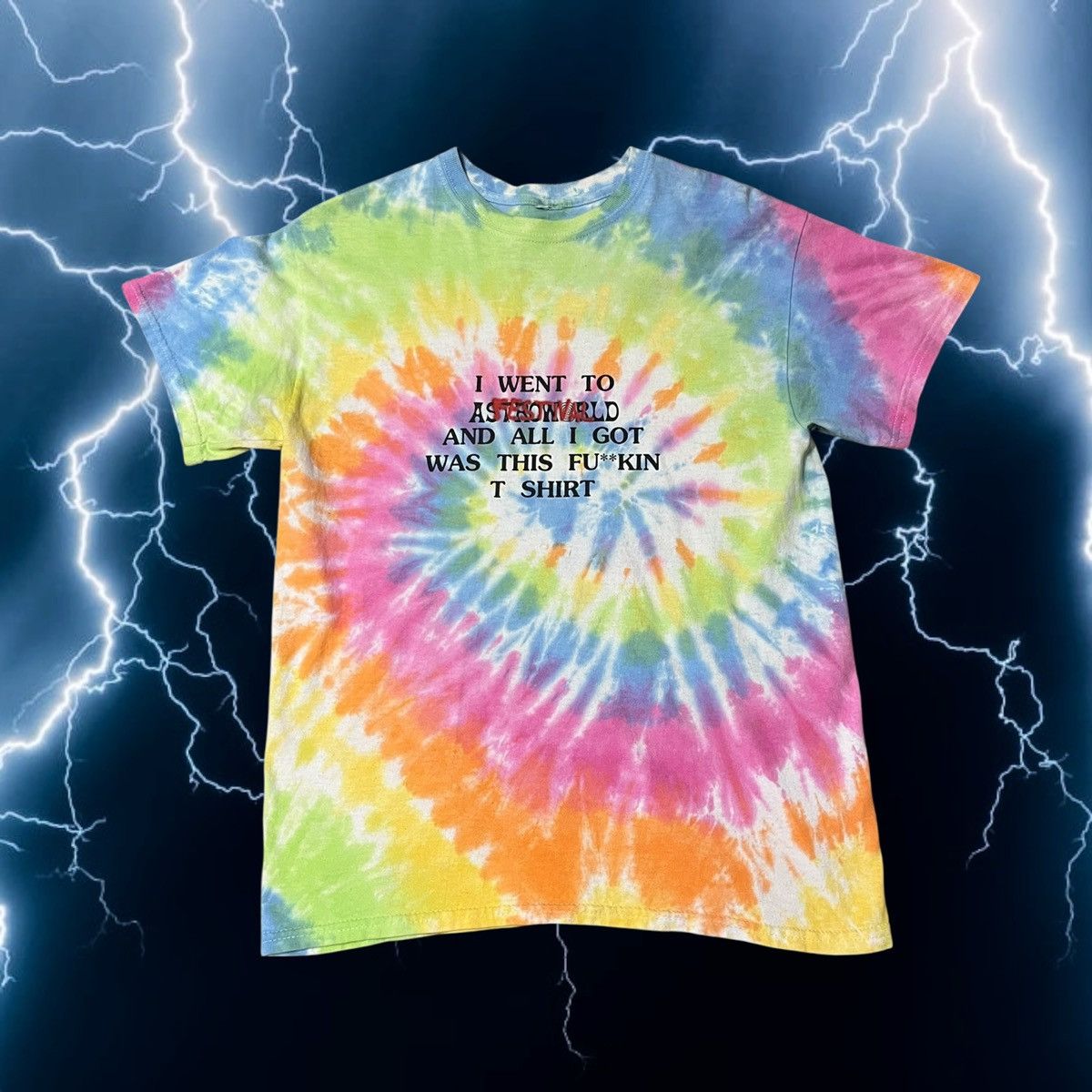 Travis Scott Travis Scott Astroworld Festival 2018 Tie Dye Where Were You Size US M / EU 48-50 / 2 - 1 Thumbnail
