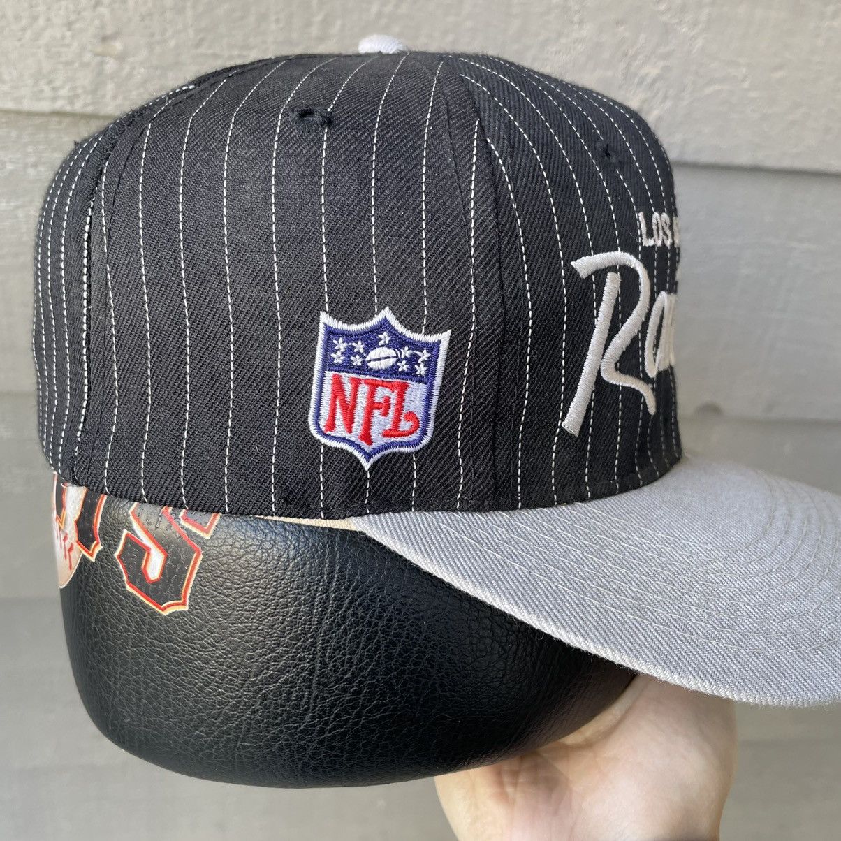 Sports Specialties Vintage Los Angeles Raiders Sports Specialties Script Hat Size ONE SIZE - 3 Thumbnail