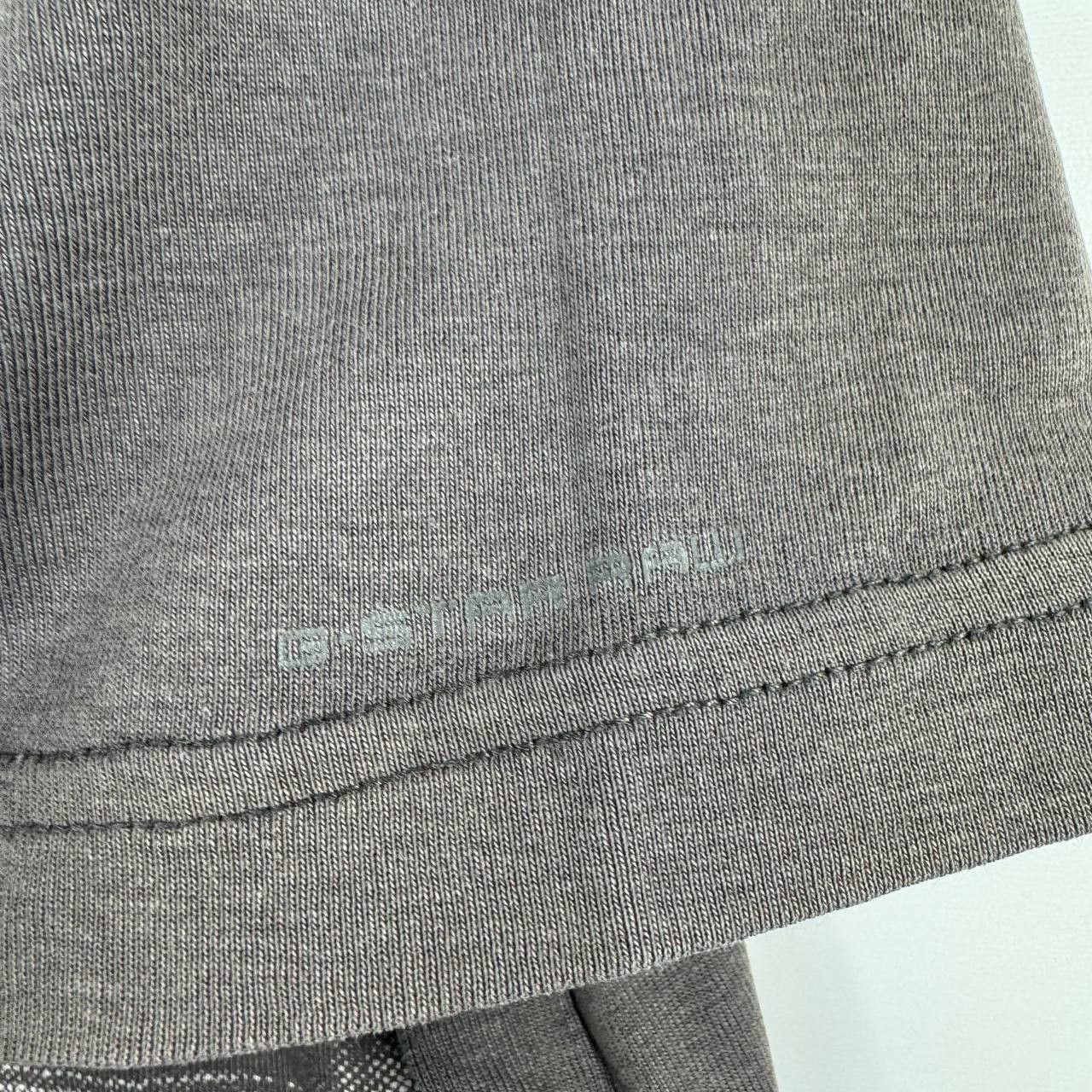 G-Star G-Star Raw T-Shirt Grey Graphic Print Raw Denim Tee Size M Size US M / EU 48-50 / 2 - 6 Thumbnail