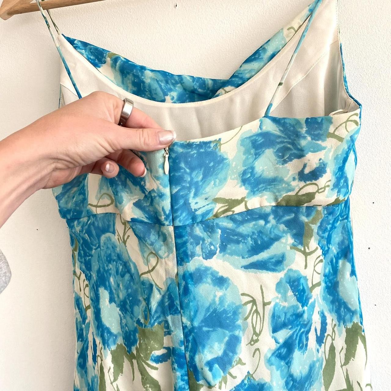 Ann Taylor ANN TAYLOR PETITES BLUE FLORAL Y2K DRESS NWT SIZE 2 Size XS / US 0-2 / IT 36-38 - 7 Thumbnail