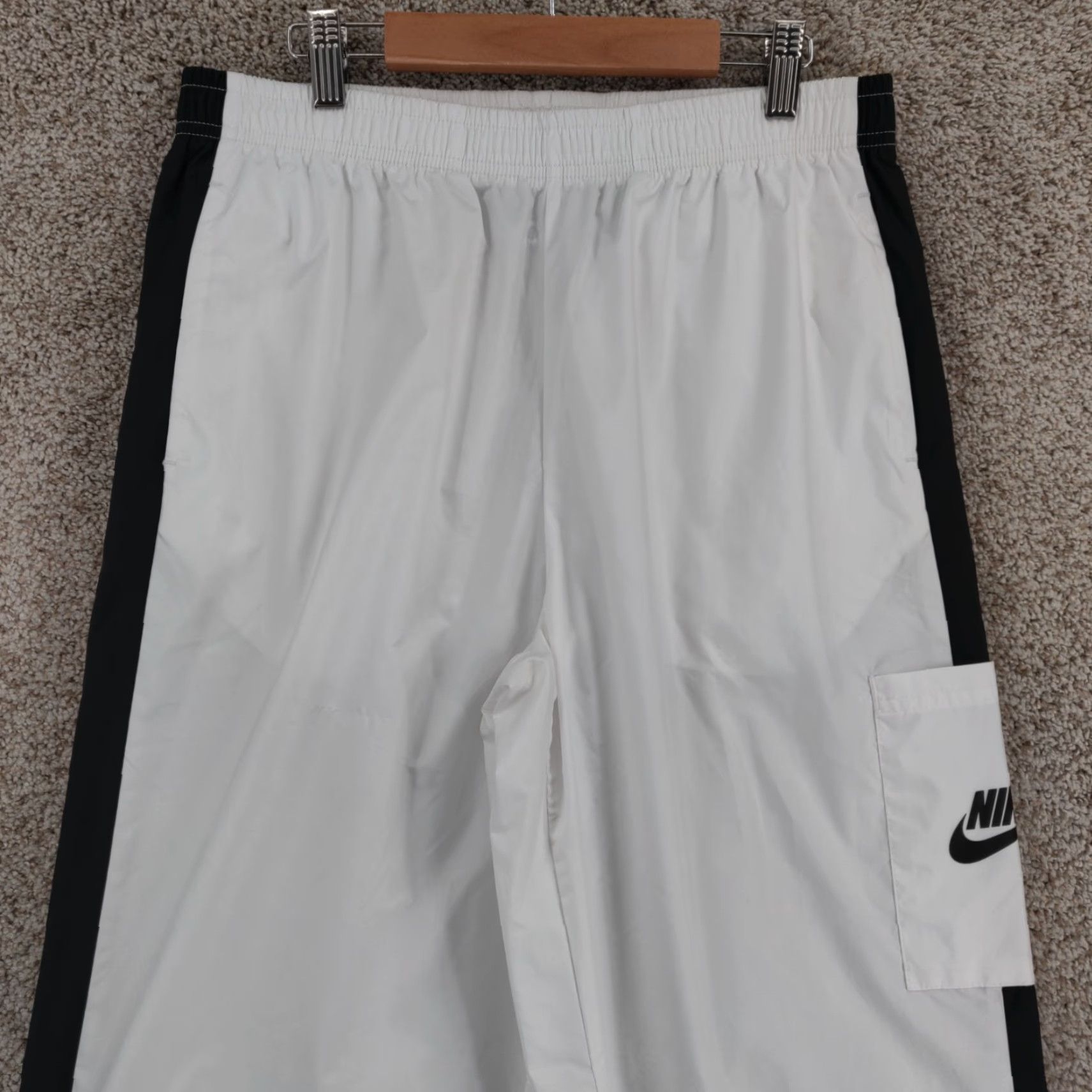 Nike Nike Yoga Jogger Pants Women's M White Windbreaker Gym Training Clothing Size 32" / US 10 / IT 46 - 2 Thumbnail
