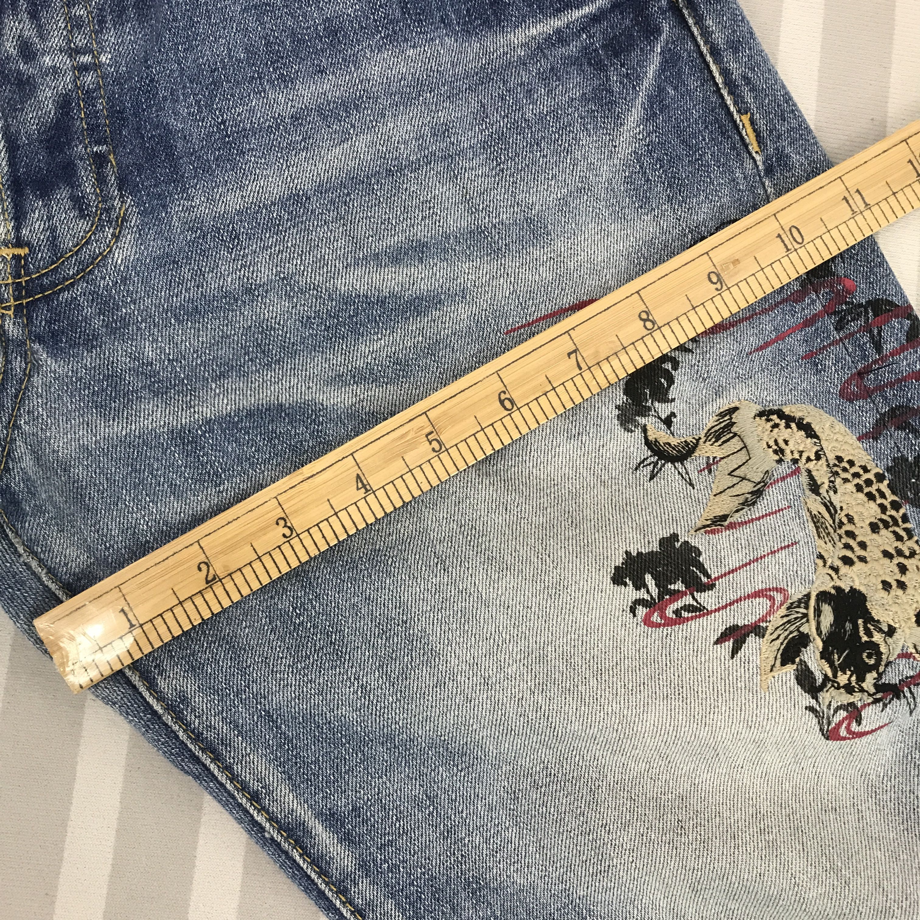 Japanese Brand × Vintage Vintage TK Distressed Jeans Size US 31 - 6 Thumbnail