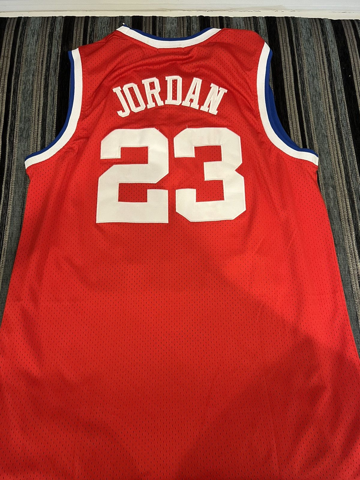 Vintage Micheal Jordan all star jersey Size US XXL / EU 58 / 5 - 2 Thumbnail