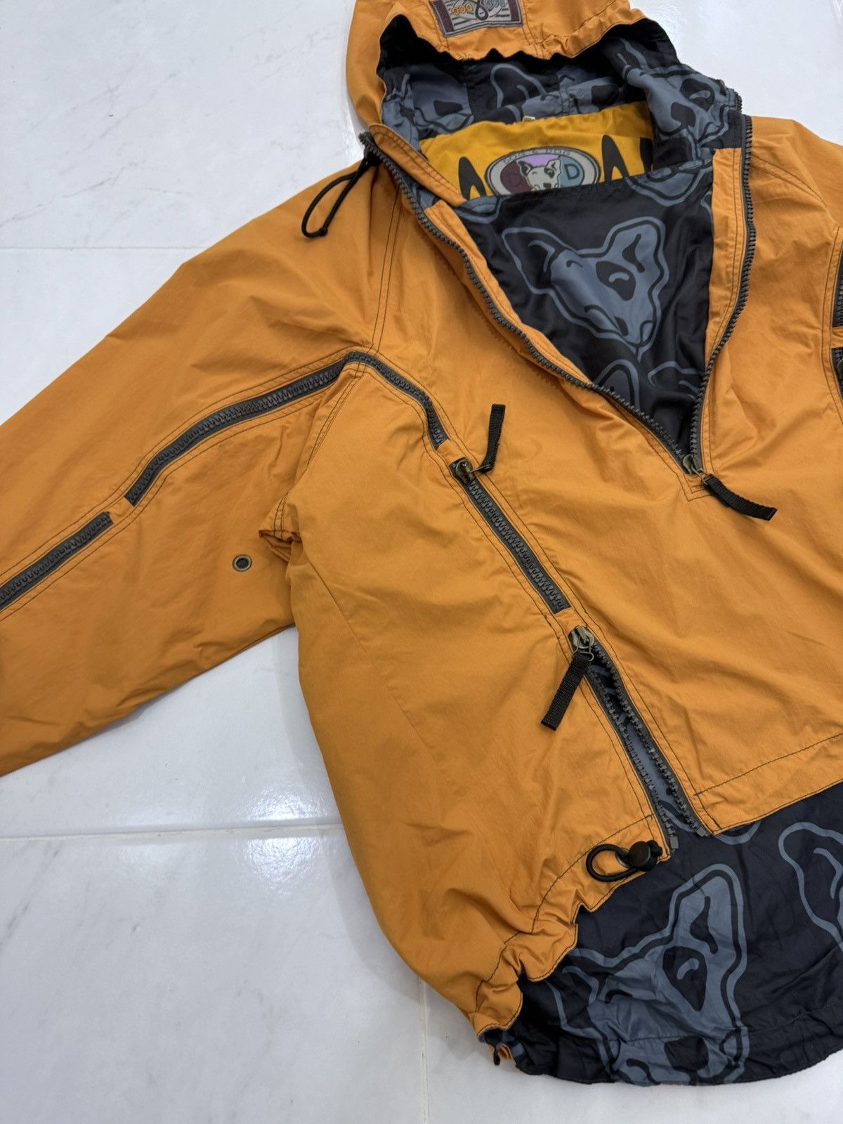 Dogtown 🔥RARE🔥 Vintage 90s DOG & DOG Surfwear Multizip Baggy Jacket Size US XL / EU 56 / 4 - 7 Thumbnail