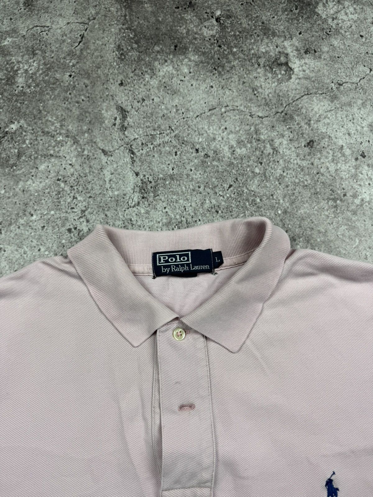 Polo Ralph Lauren Y2K Vintage Polo Ralph Lauren Pink Polos Rugby Shirt Japan Size US L / EU 52-54 / 3 - 4 Thumbnail