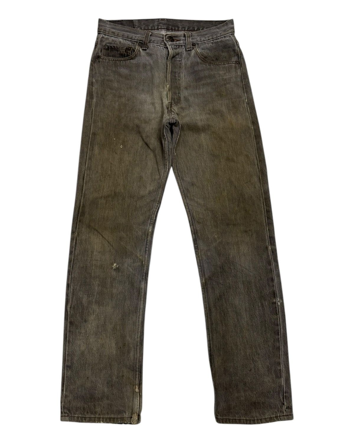 Levi's 🔥VTG LEVIS 501 MUD WASH DIRT JEANS DISTRESS Size US 29 - 7 Thumbnail