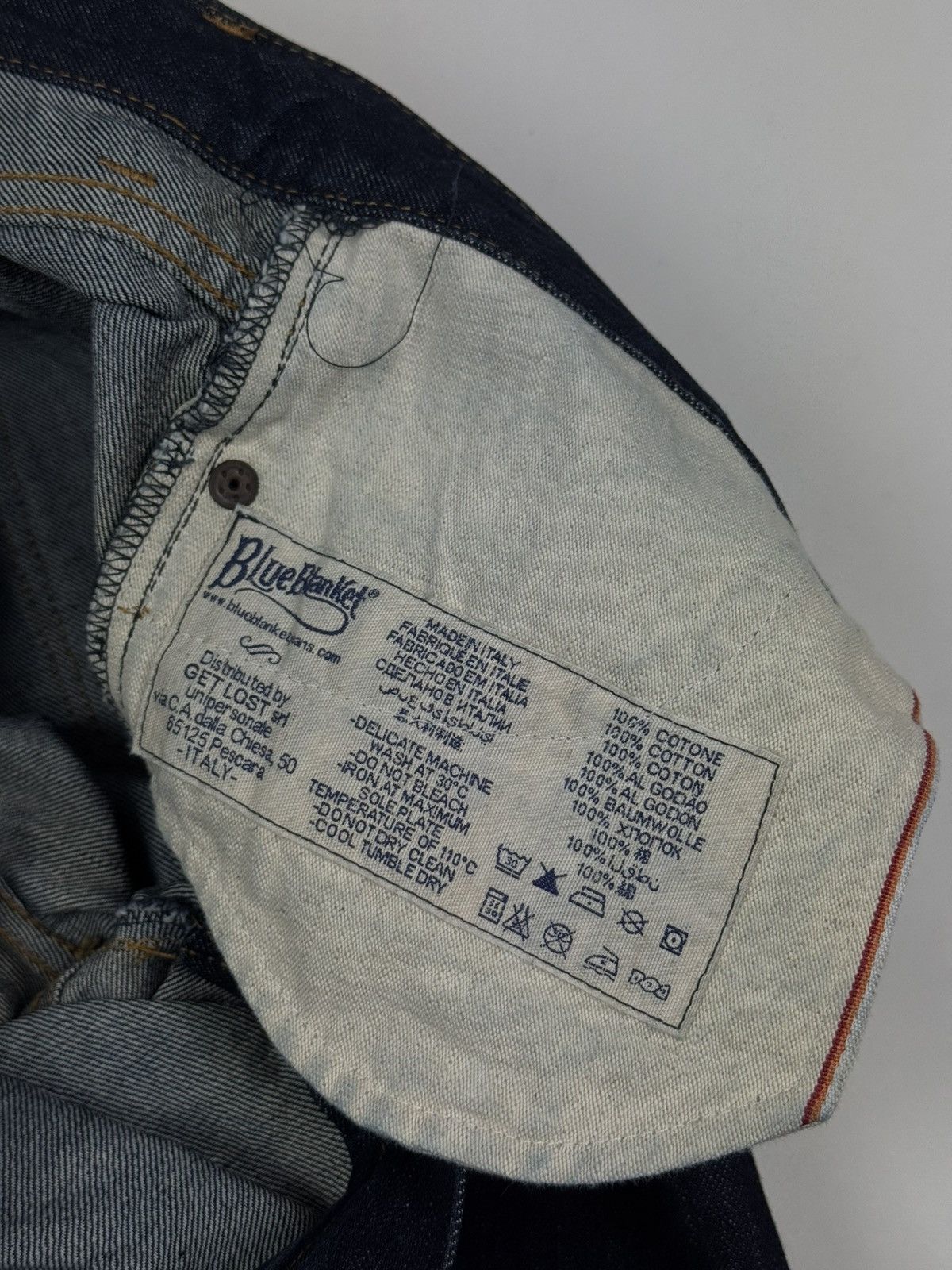 Blue Blanket Blue Blanket Japanese Selvage Denim Jeans Size US 28 / EU 44 - 9 Thumbnail