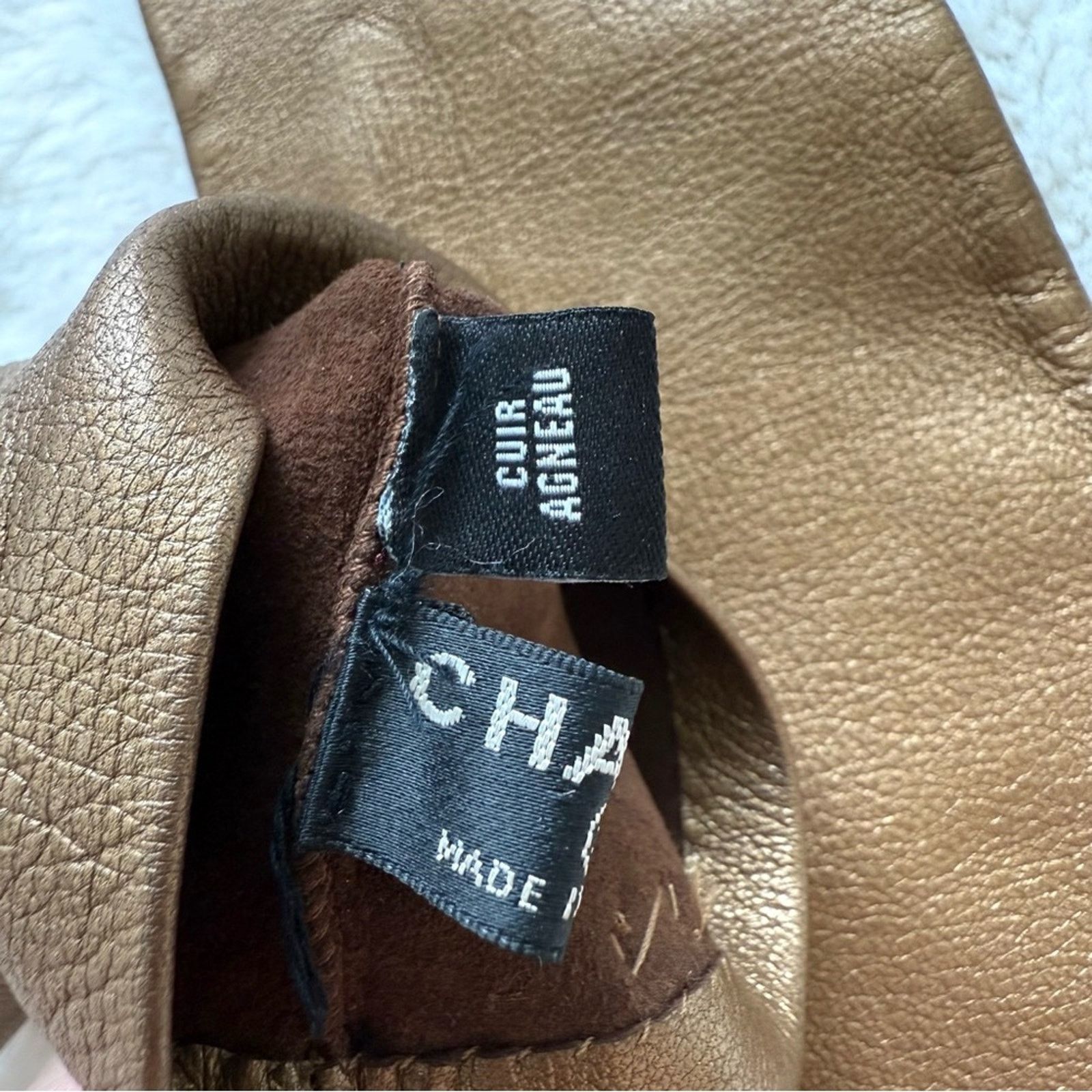 Chanel CHANEL women bronze gloves Authentic Size ONE SIZE - 8 Thumbnail