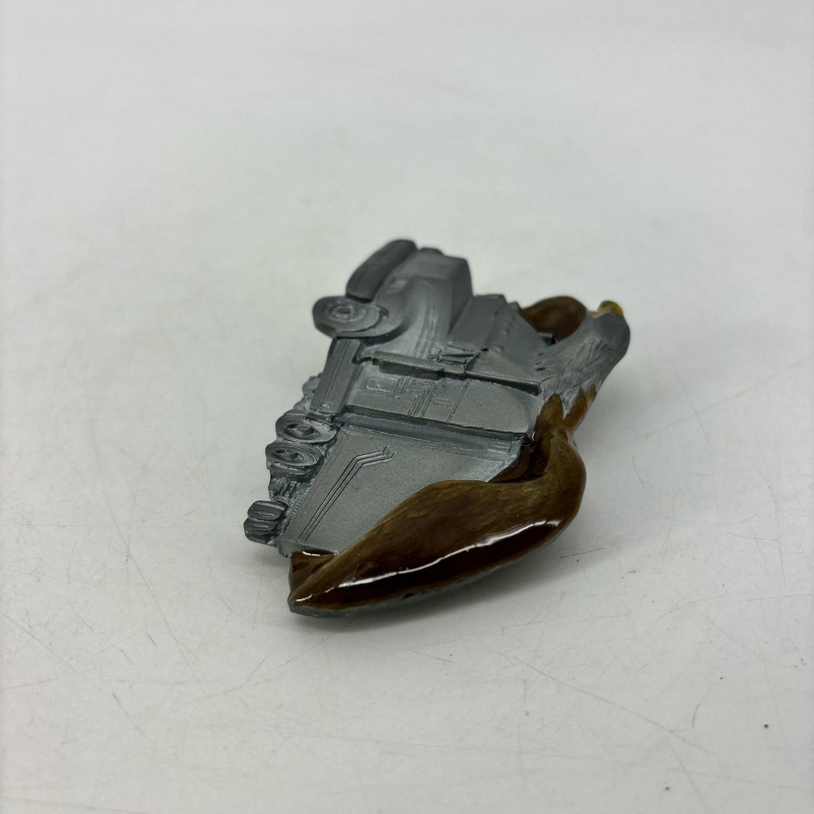 Vintage Semi Truck Trucker Belt Buckle Flying Enamel Eagle Pewter Size ONE SIZE - 9 Thumbnail