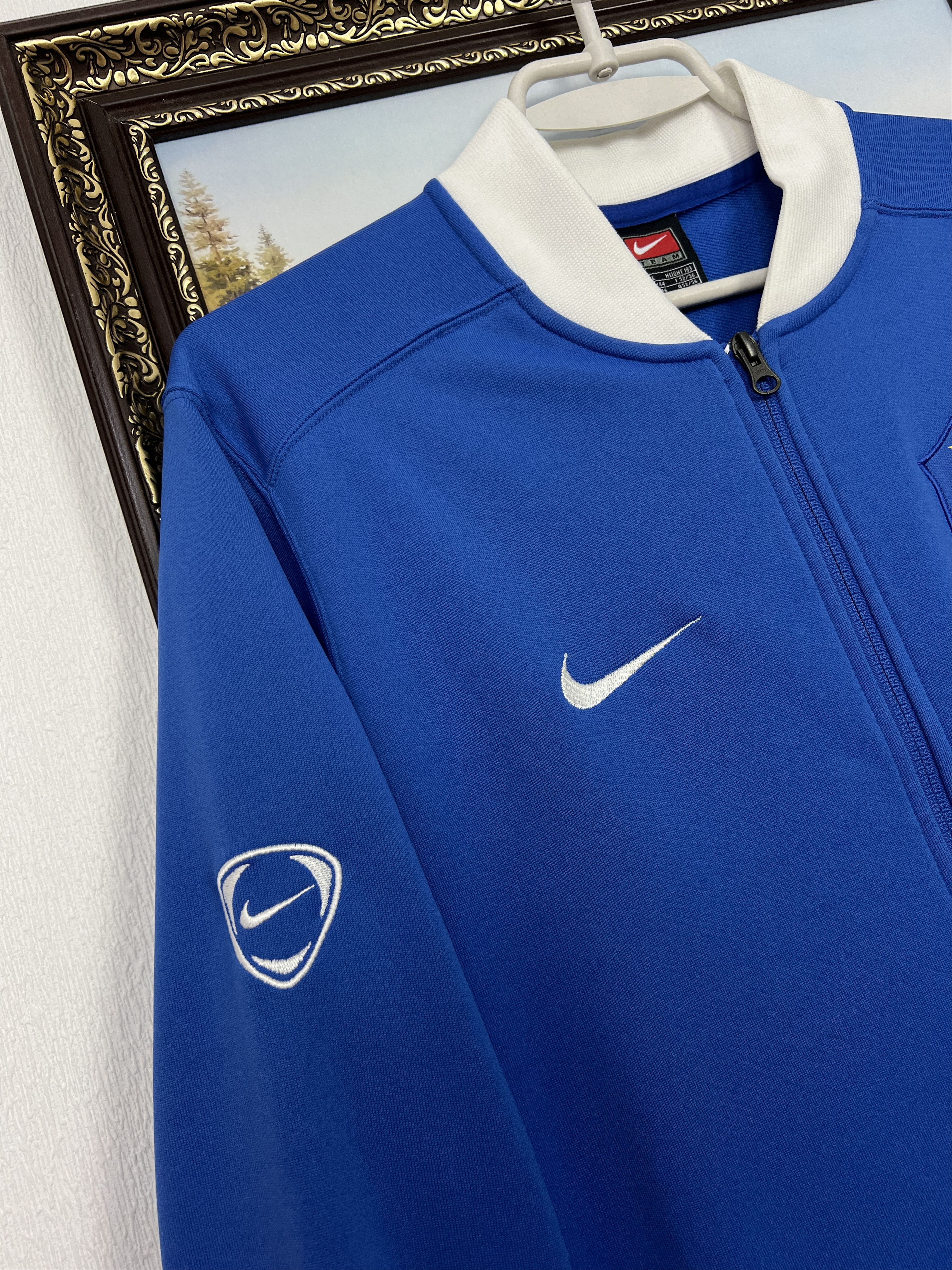 Nike Brazil Football National Team Jacket Soccer Track Top Size US L / EU 52-54 / 3 - 4 Thumbnail