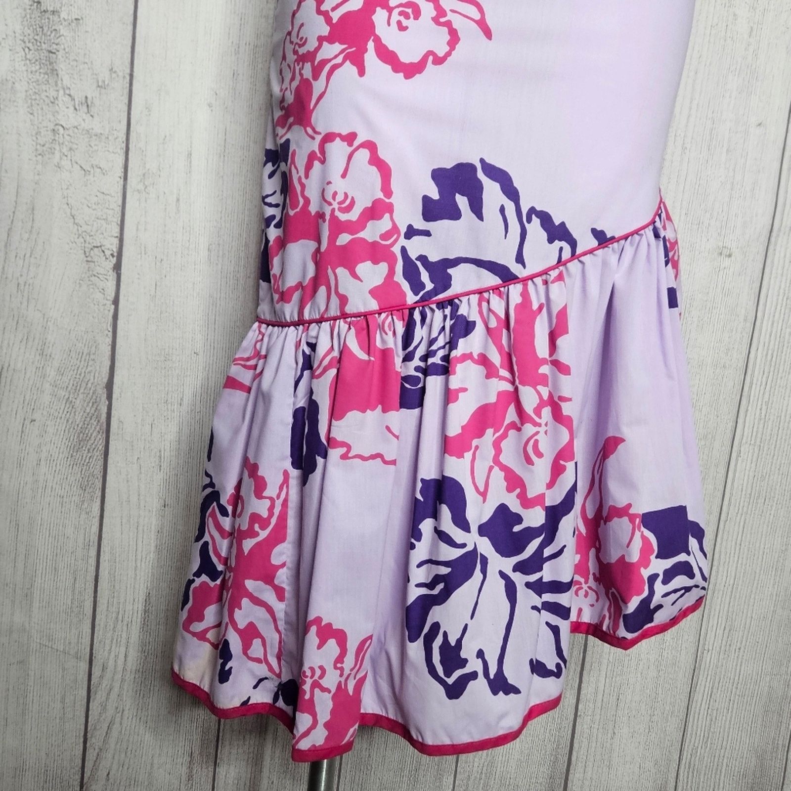 Hilo Hattie × Vintage Hilo Hattie Floral Puff Sleeve Dress w Mermaid Ruffle Hem Size XL / US 12-14 / IT 48-50 - 3 Thumbnail