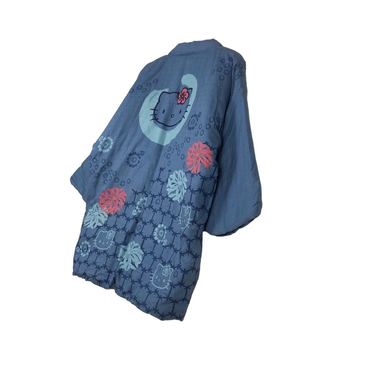 Cartoon Network 🔥Vintage Long Kimono Traditional Japanese Hello Kitty Big Size US L / EU 52-54 / 3 - 10 Thumbnail