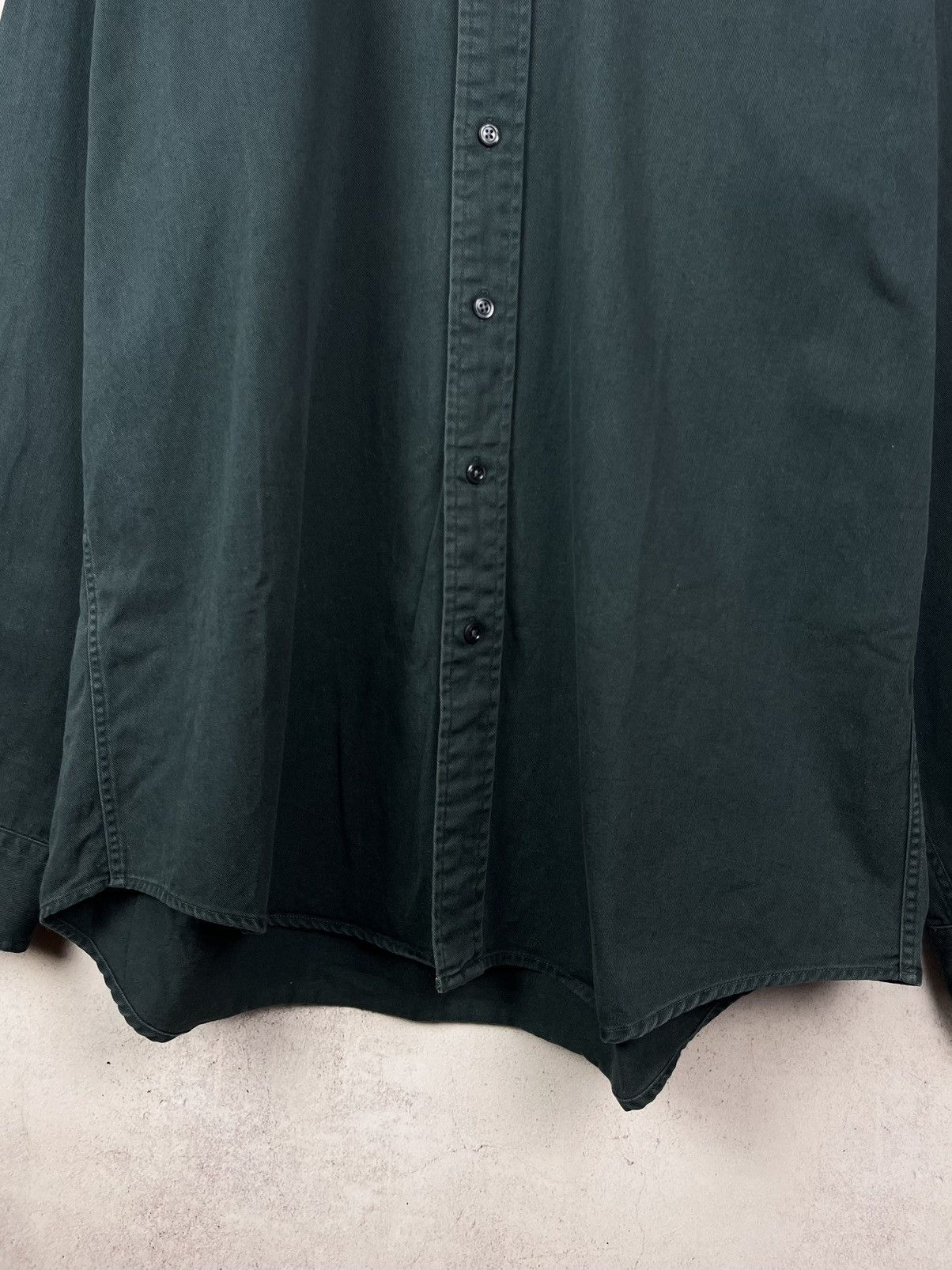 Yves Saint Laurent Vintage Yves Saint Laurent Heavy Button Up Shirt YSL 90s Y2K Size US XL / EU 56 / 4 - 4 Thumbnail