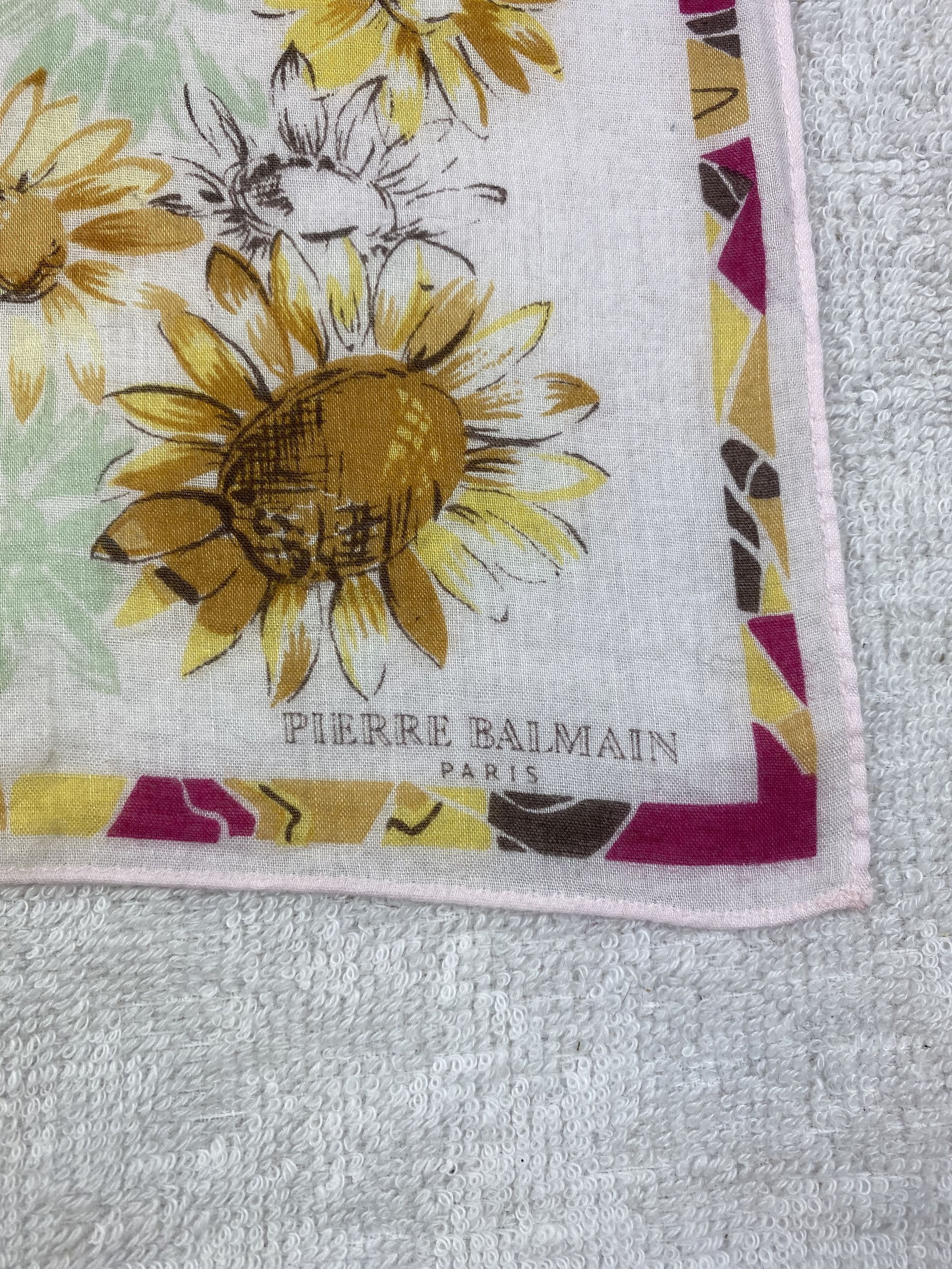 Pierre Balmain × Vintage Pierre Balmain Handkerchief / Bandana / Neckerchief Size ONE SIZE - 5 Thumbnail