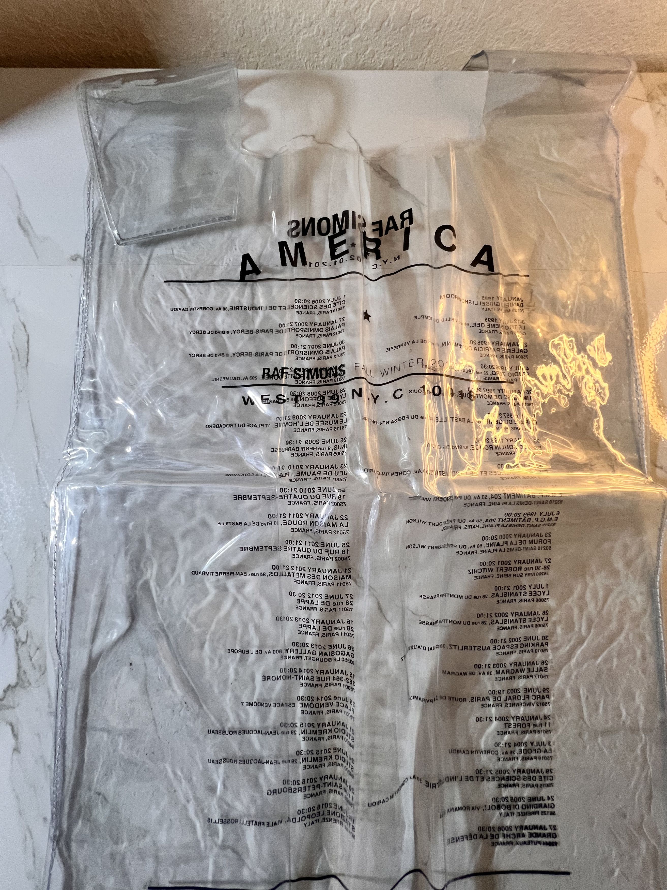 Raf Simons Raf Simons Transparent Shopping Bag Size ONE SIZE - 5 Thumbnail