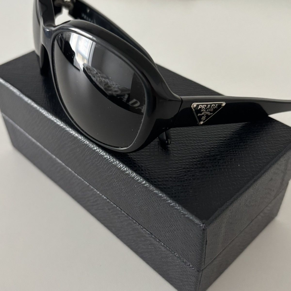 Prada Prada double logo badge sunglasses Size ONE SIZE - 3 Thumbnail