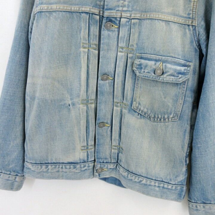 Visvim VISVIM 13SS 102 DISTRESSED DENIM JACKET Size US S / EU 44-46 / 1 - 4 Thumbnail