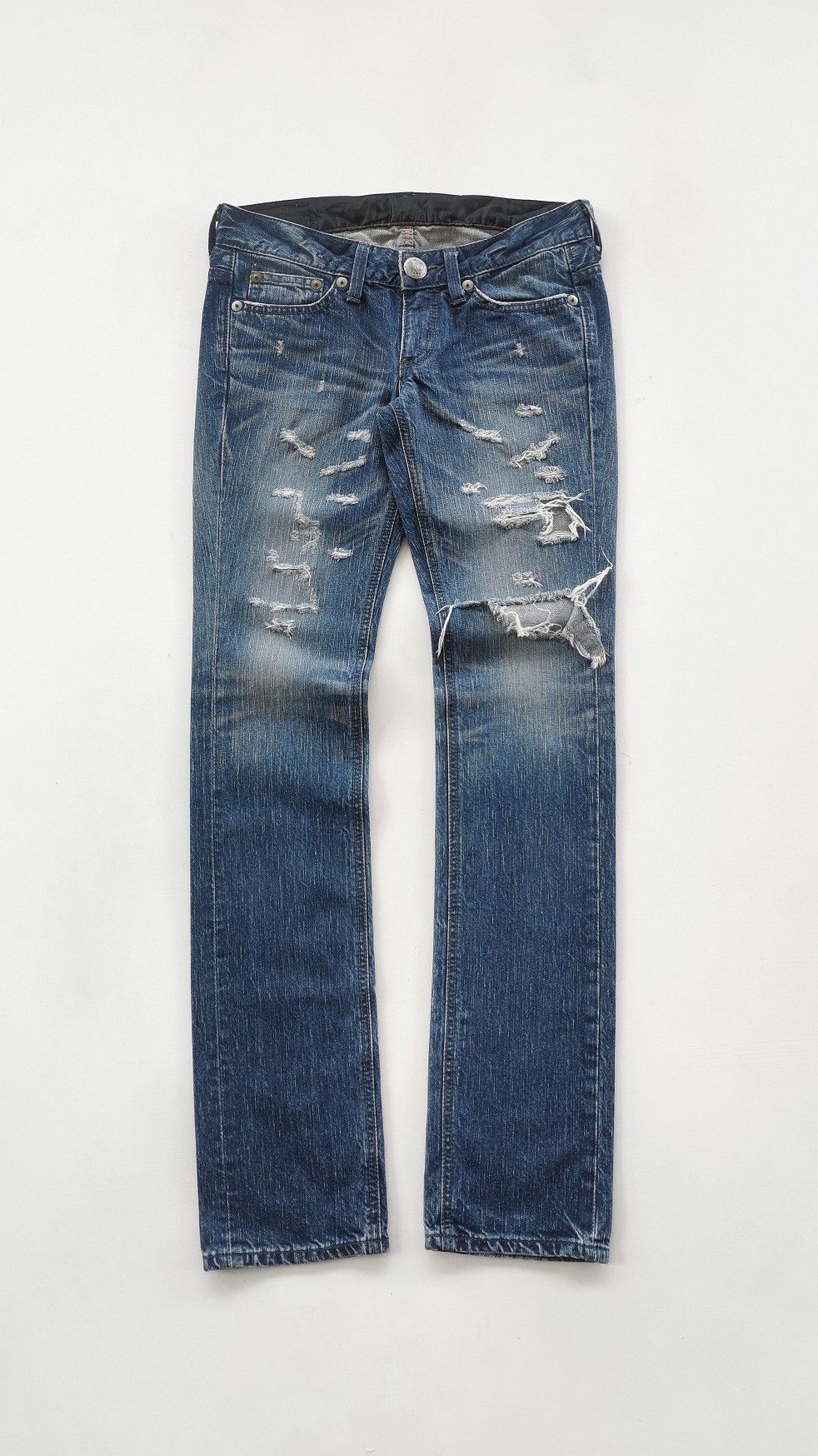 Edwin Edwin Distressed Denim Jeans 30/33.5 Size 30" / US 8 / IT 44 - 1 Thumbnail